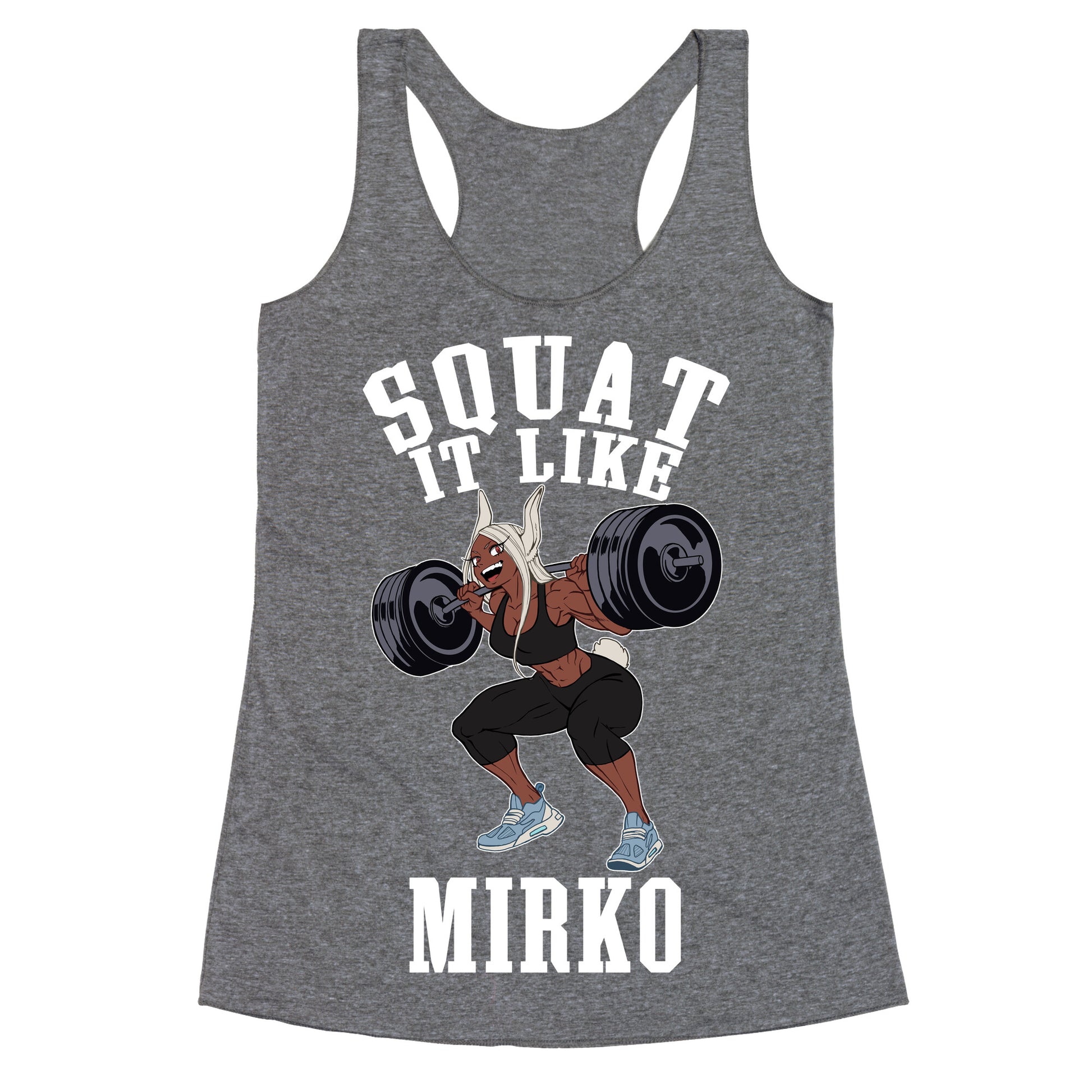 Squat It Like Mirko Racerback Tank