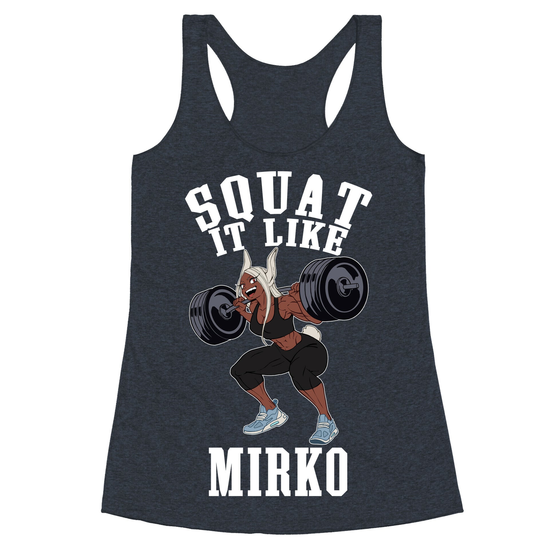 Squat It Like Mirko Racerback Tank