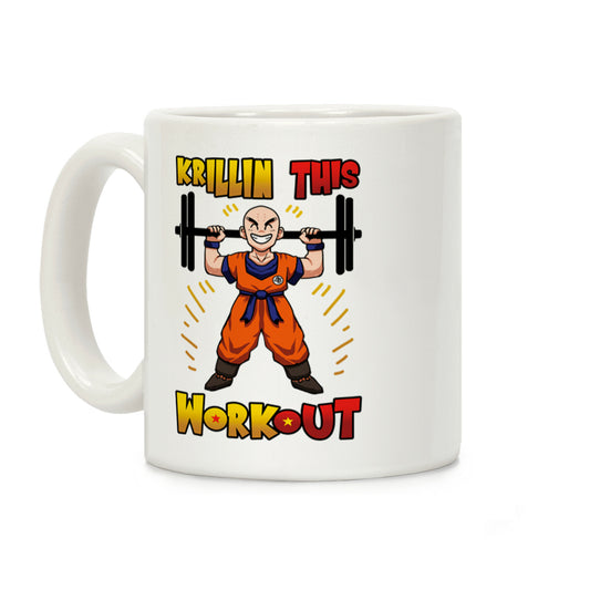 Krillin This Workout Coffee Mug
