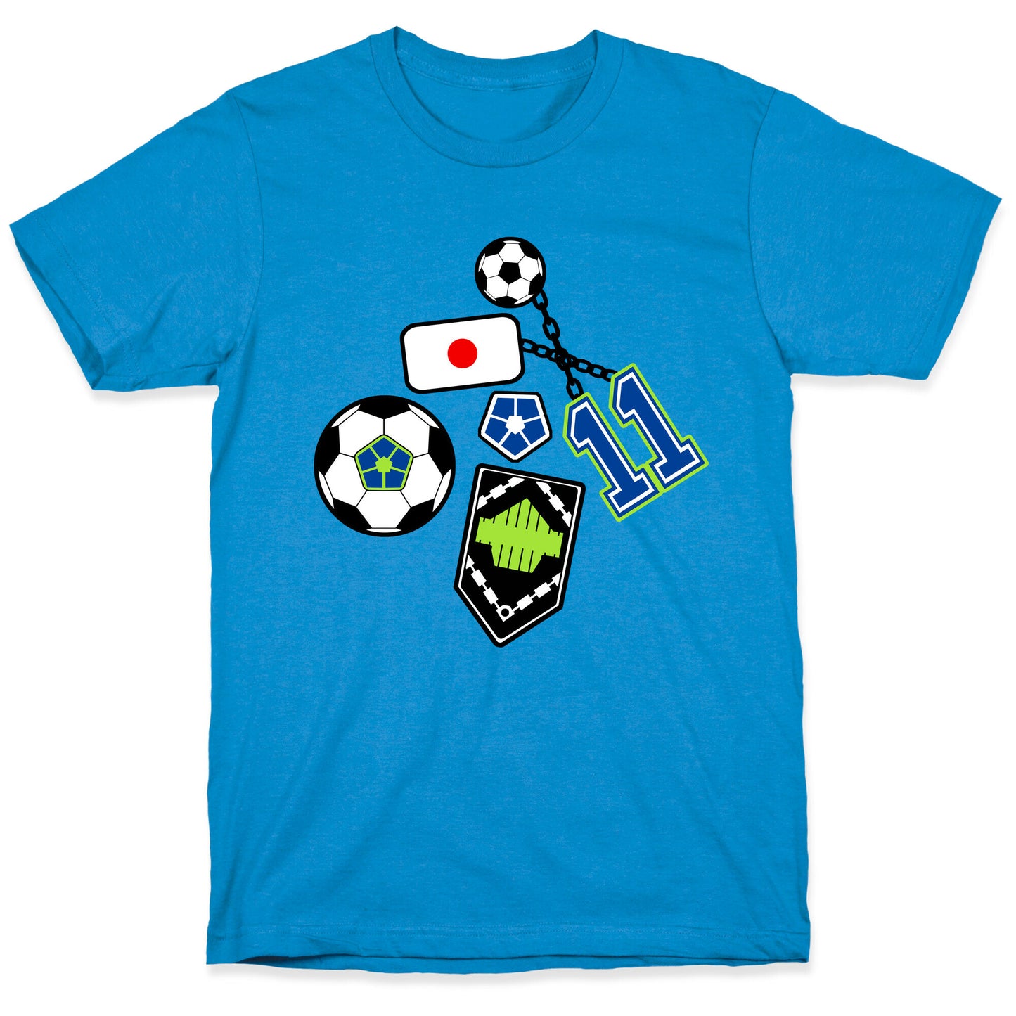 Football Anime Pattern T-Shirt