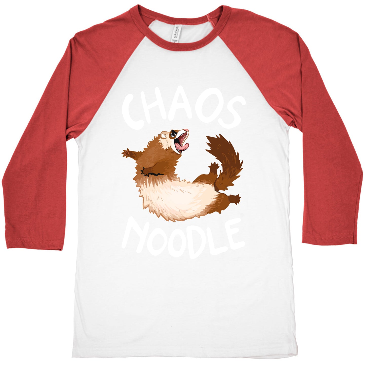 Chaos Noodle Baseball Tee