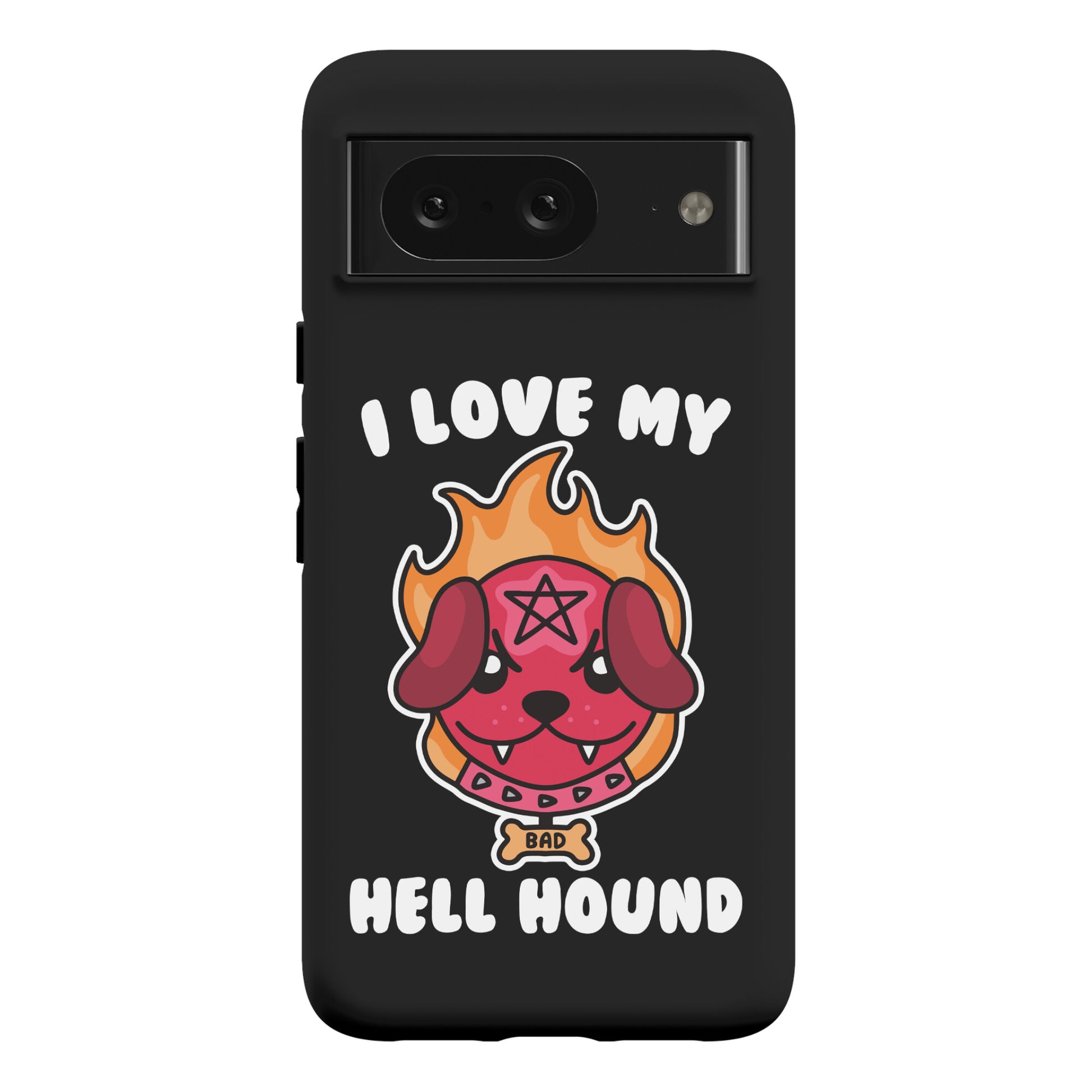 I Love My Hell Hound Phone Case