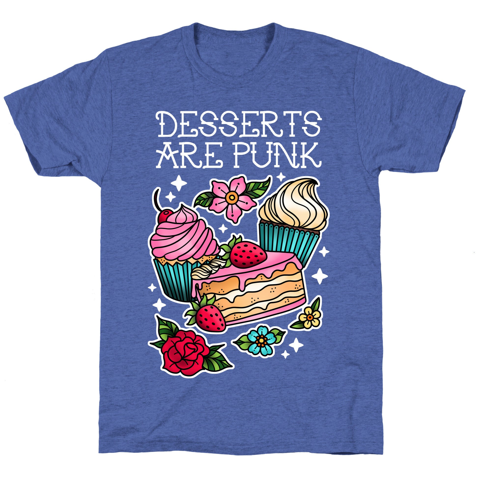 Desserts are Punk Unisex Triblend Tee