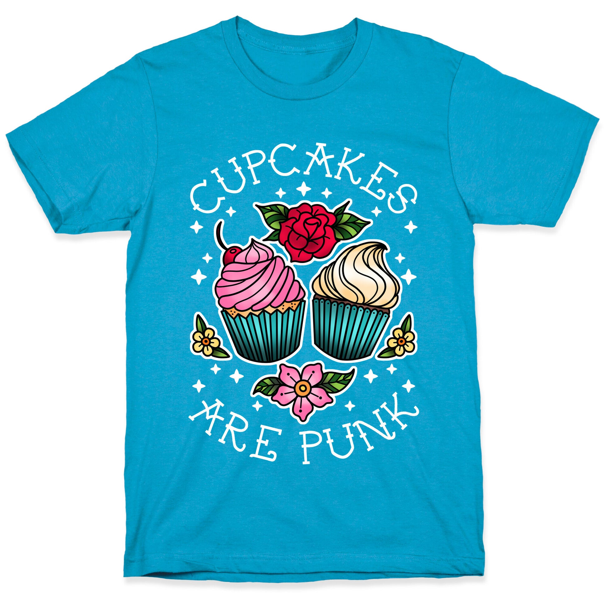 Cupcakes Are Punk Unisex Triblend Tee