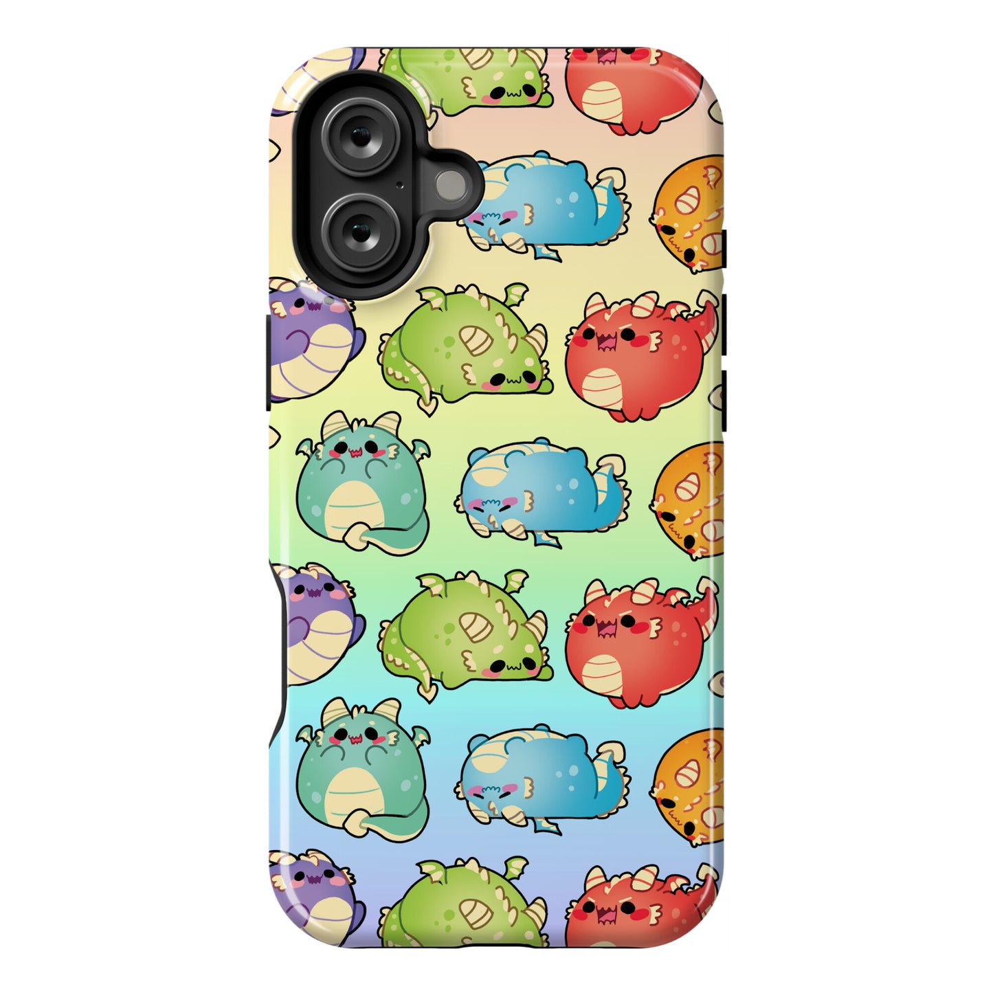 Kawaii Dragons Pattern Phone Case