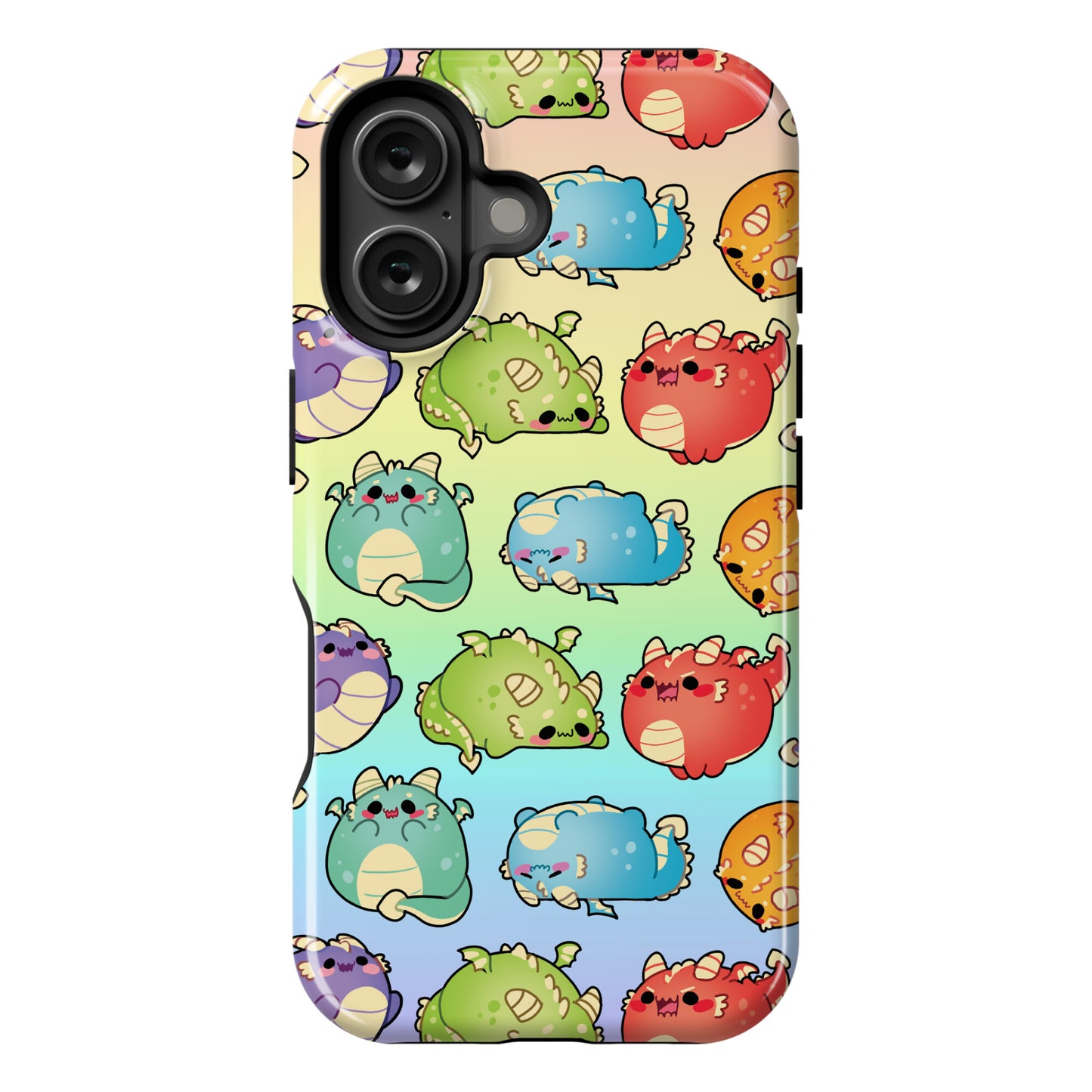 Kawaii Dragons Pattern Phone Case