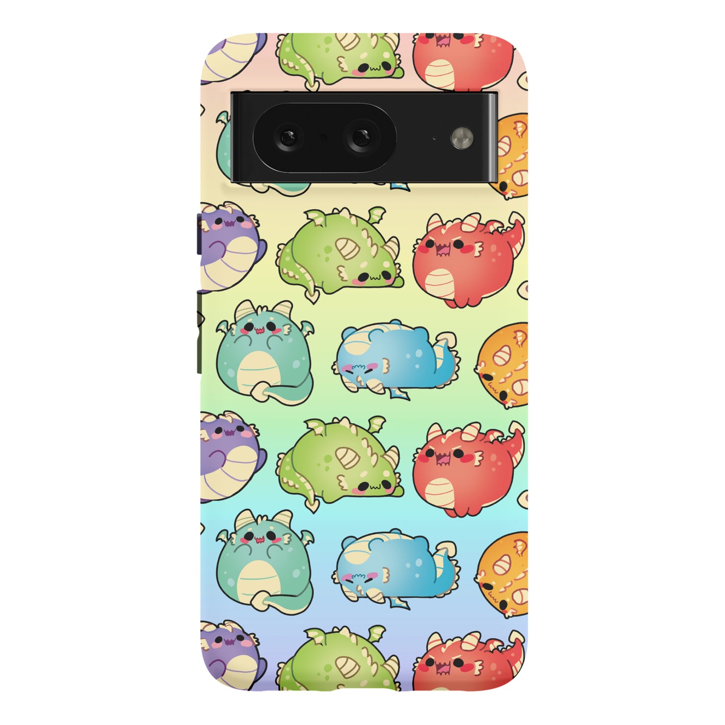 Kawaii Dragons Pattern Phone Case