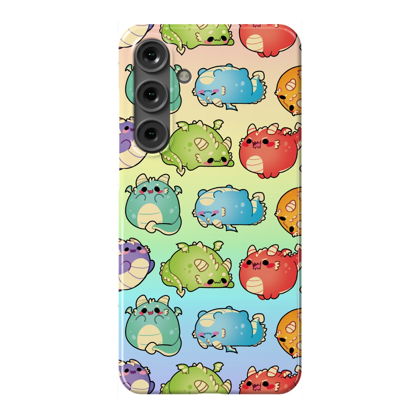 Kawaii Dragons Pattern Phone Case