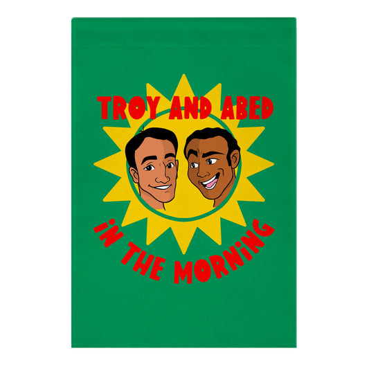 Troy and Abed in the Morning Garden Flag