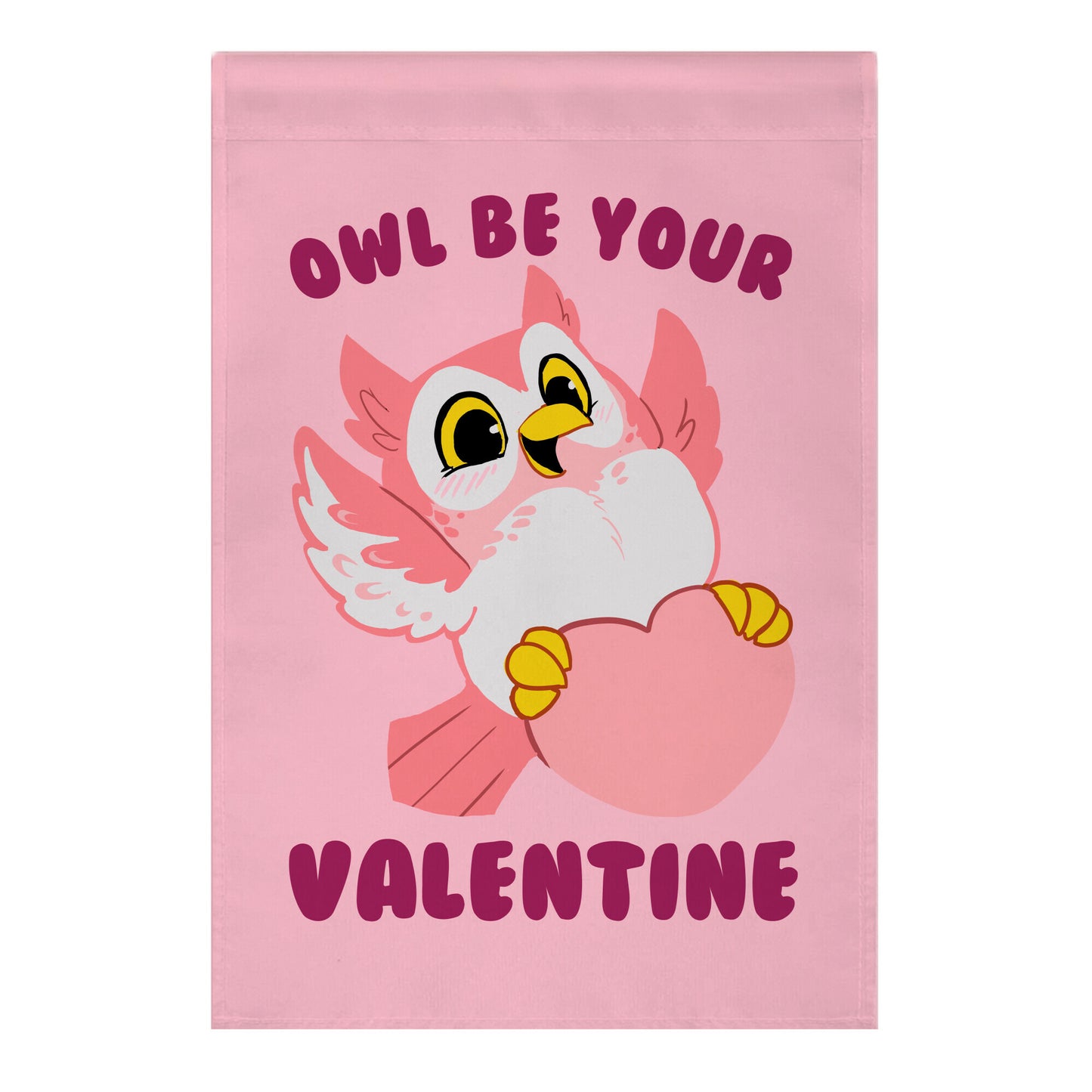 Owl Be Your Valentine! Garden Flag