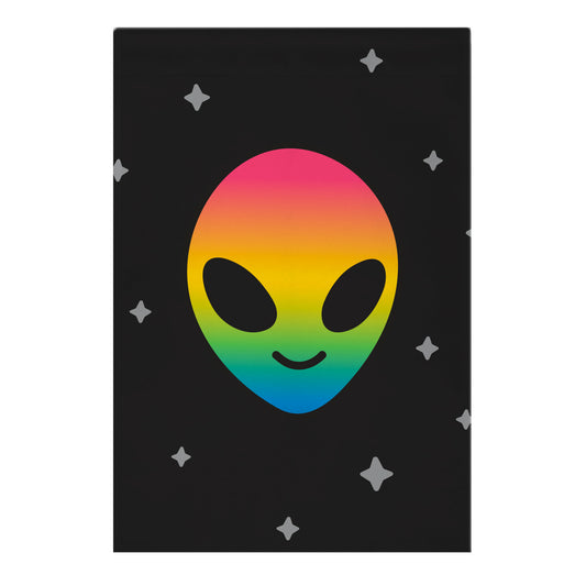 Rainbow Alien Garden Flag