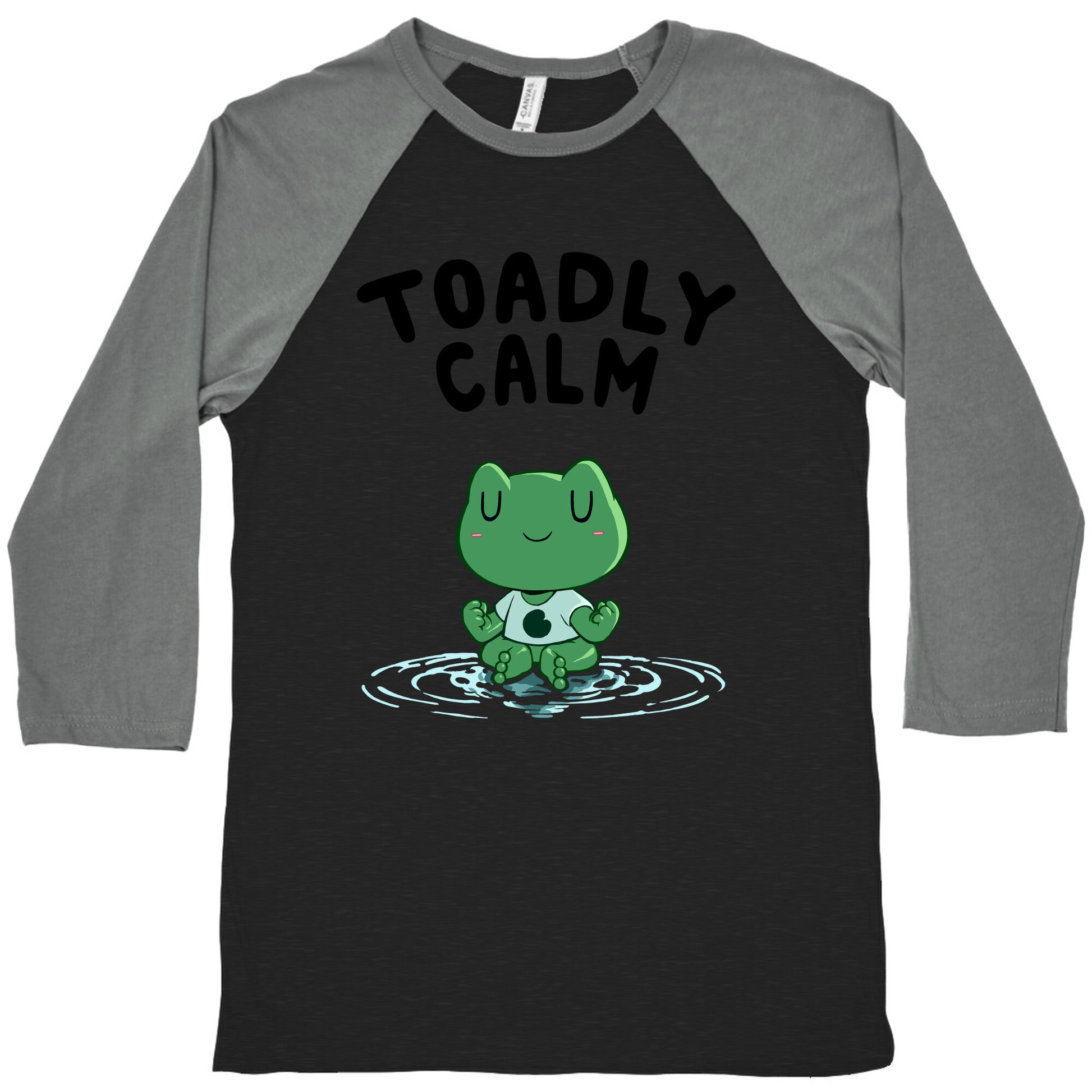 Toadly Calm Baseball Tee