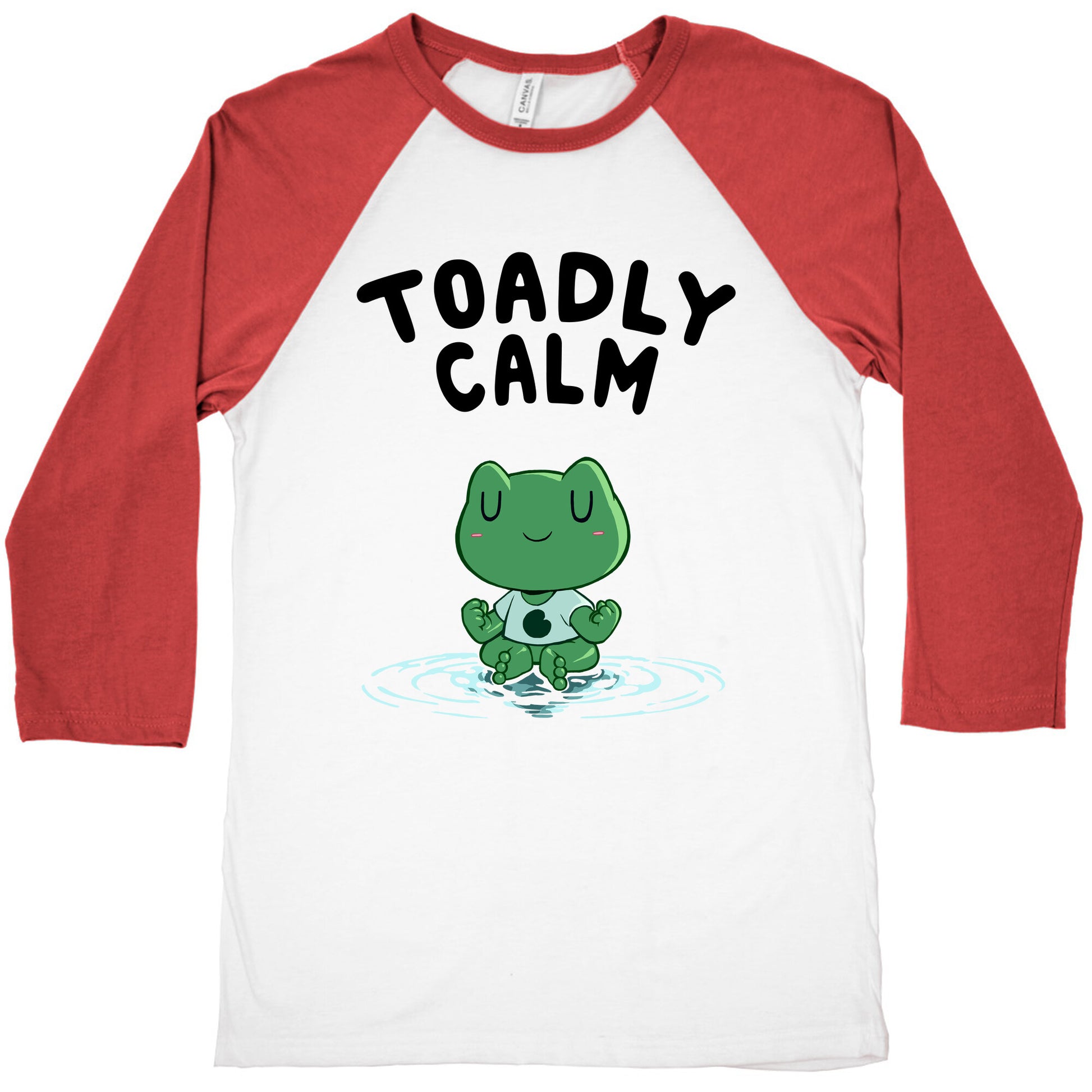 Toadly Calm Baseball Tee