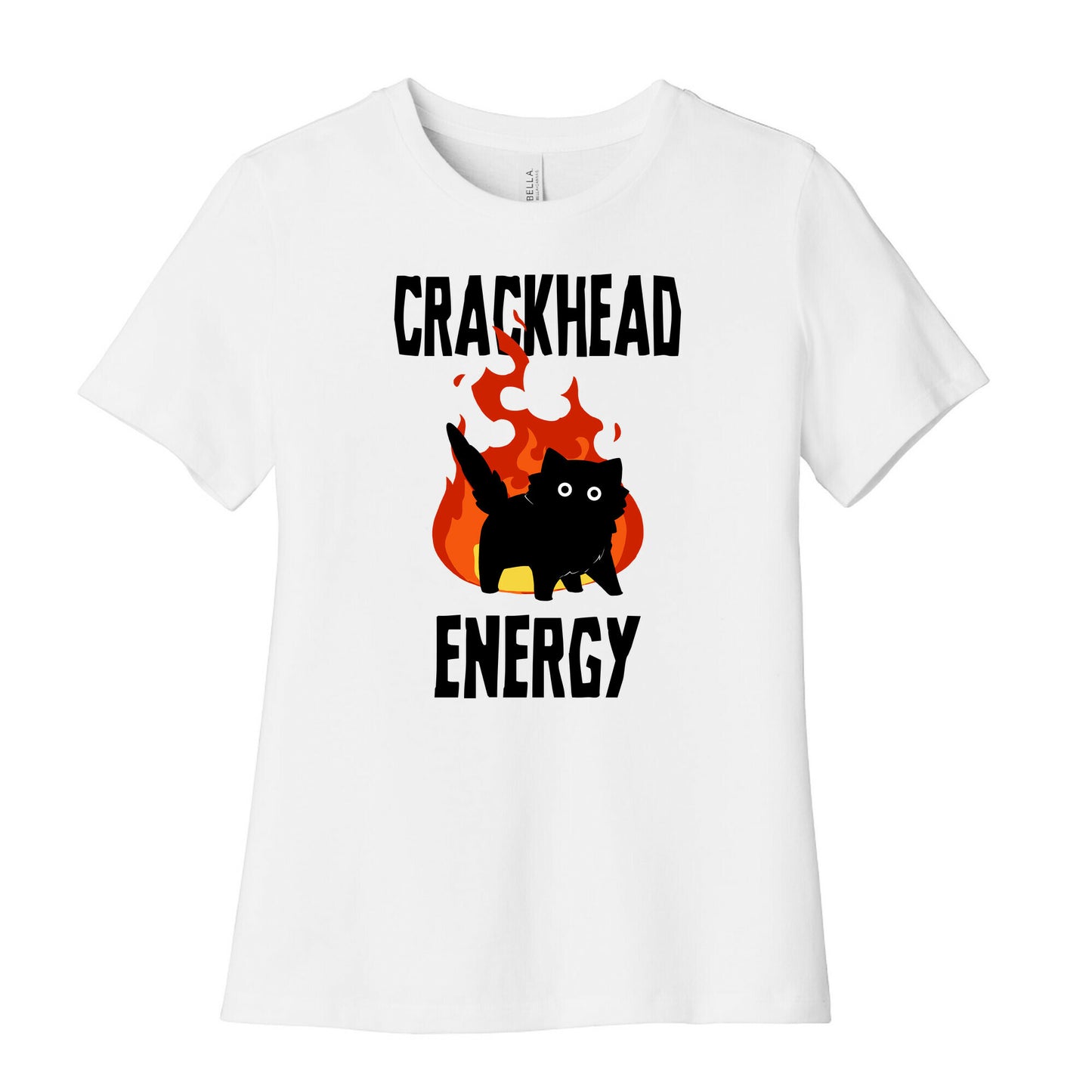 Crackhead Energy Women's Cotton Tee