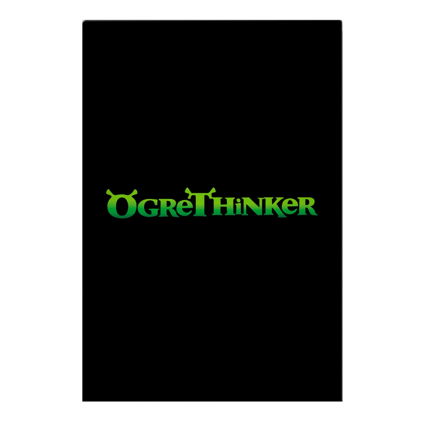 Ogre Thinker Garden Flag