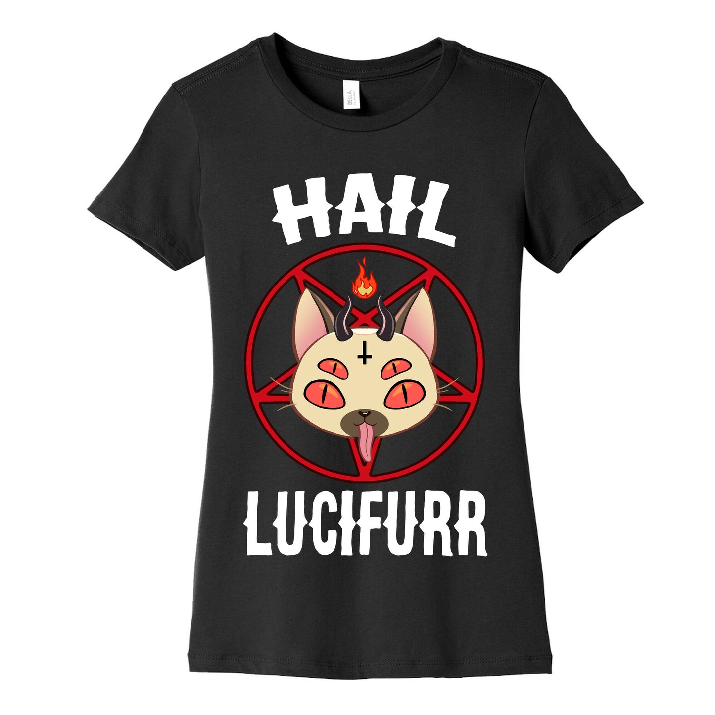 Hail Lucifurr Women's Cotton Tee