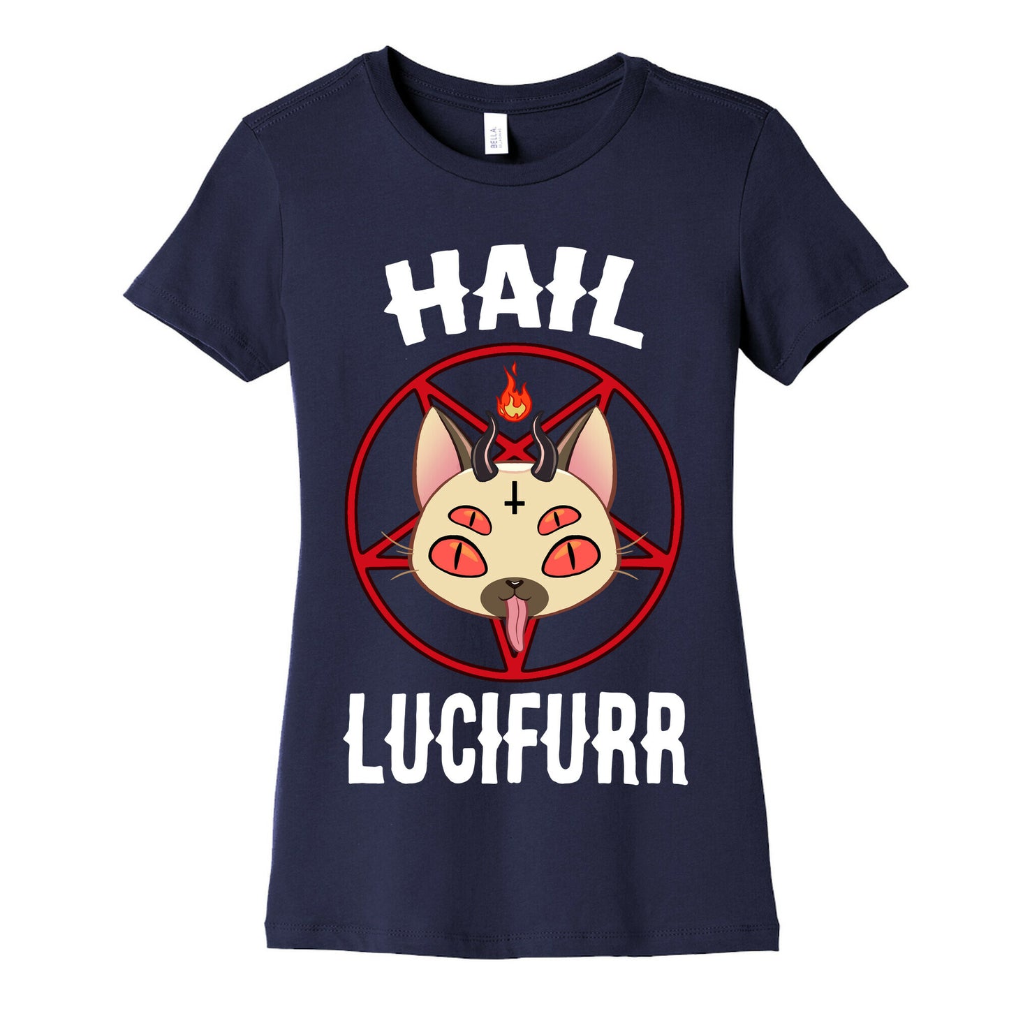 Hail Lucifurr Women's Cotton Tee