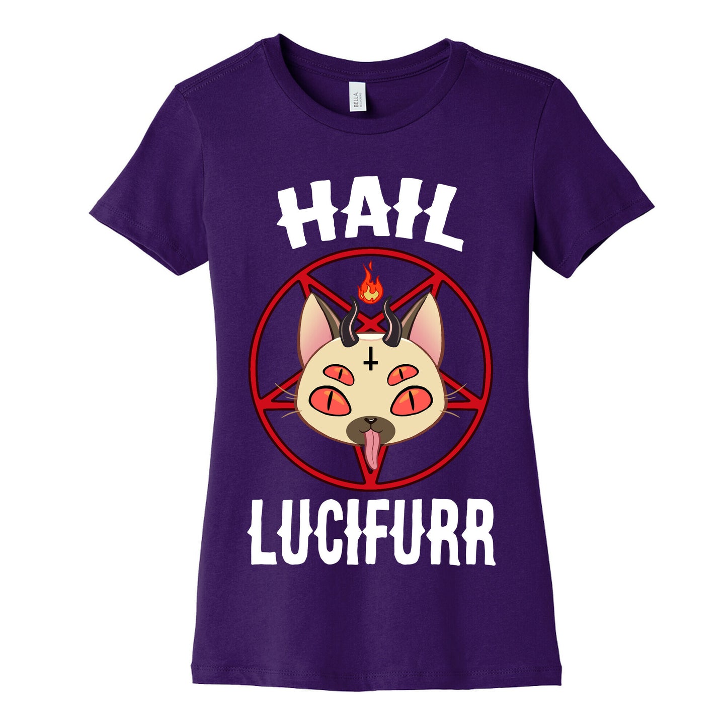 Hail Lucifurr Women's Cotton Tee