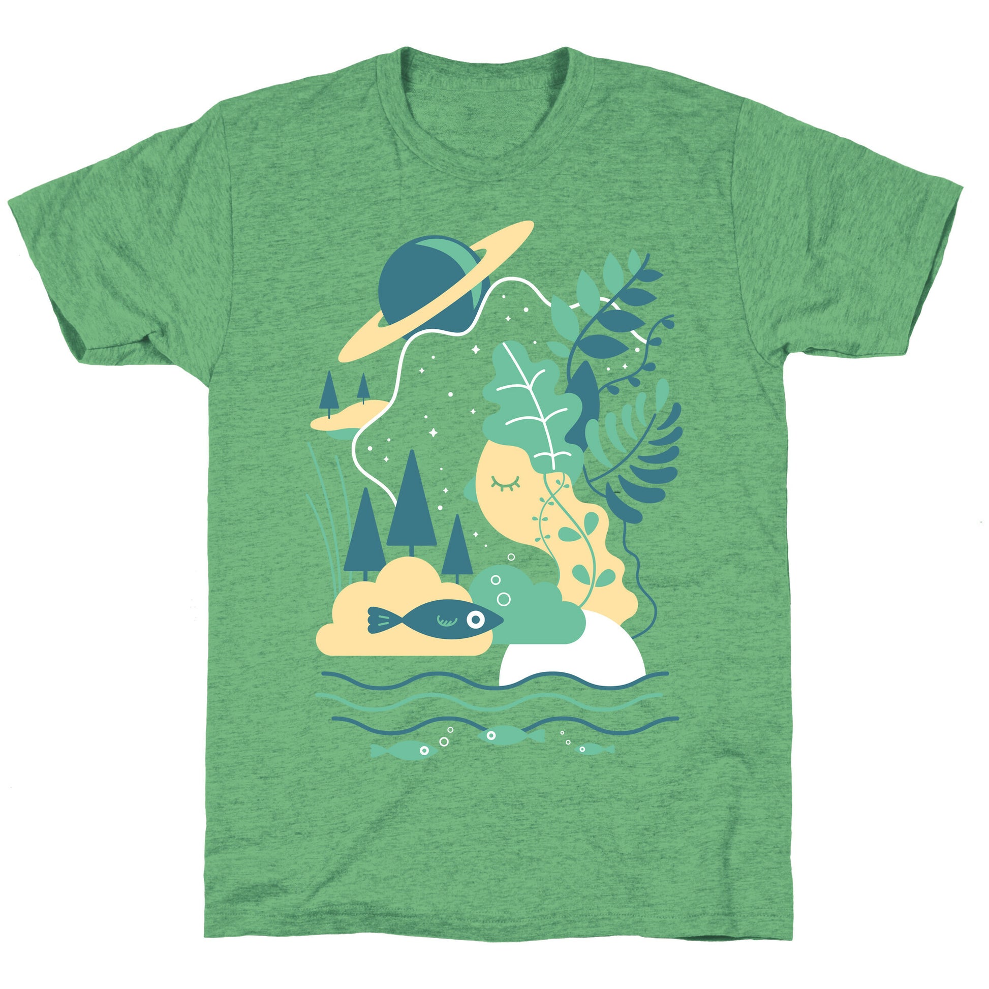 Deep Space Diving Unisex Triblend Tee