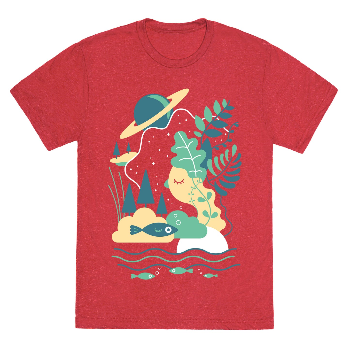 Deep Space Diving Unisex Triblend Tee