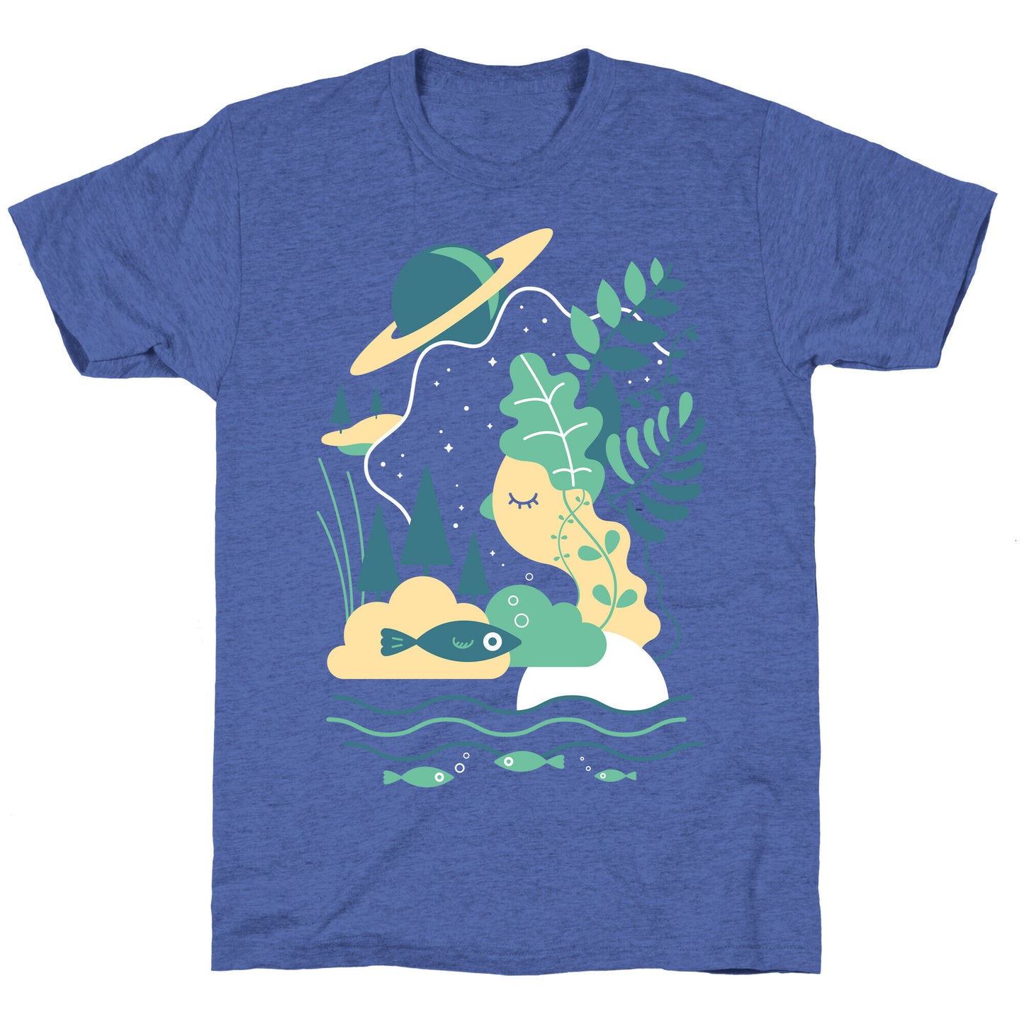 Deep Space Diving Unisex Triblend Tee