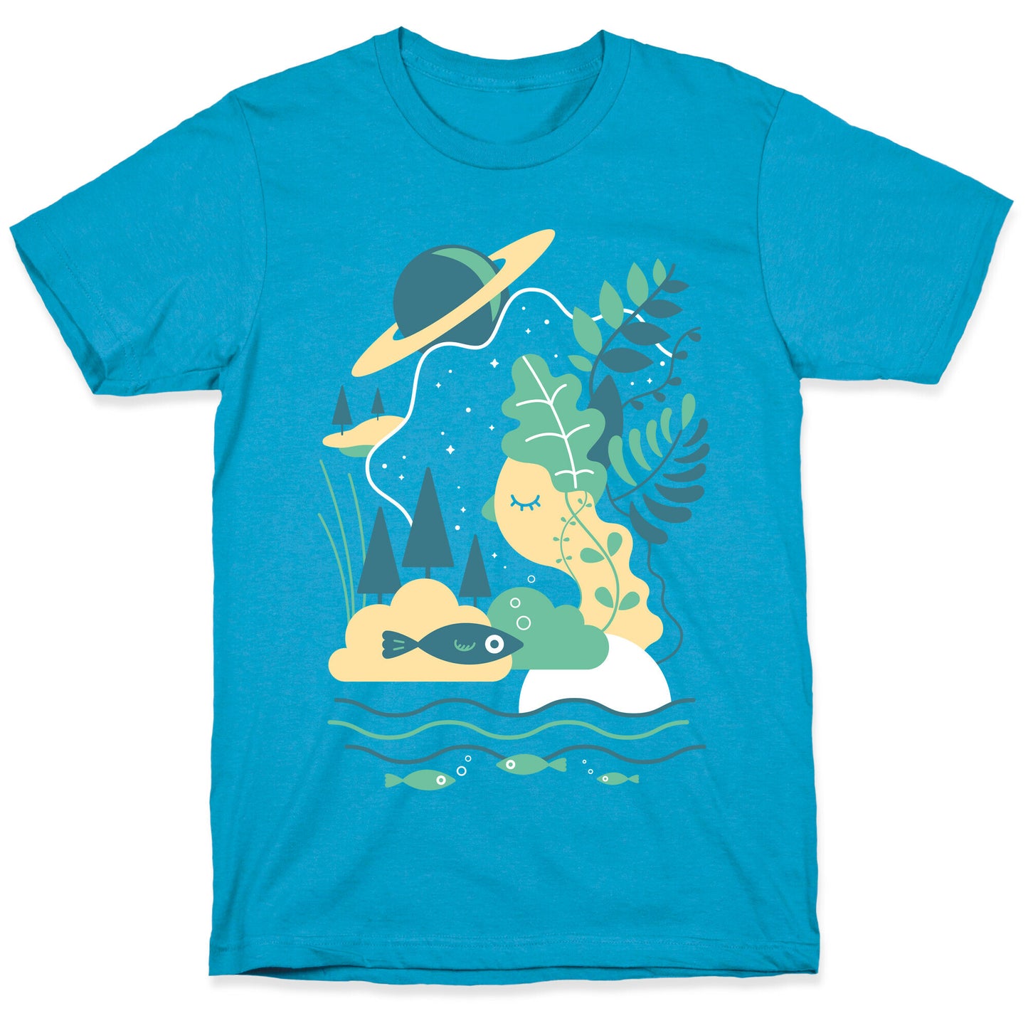 Deep Space Diving Unisex Triblend Tee