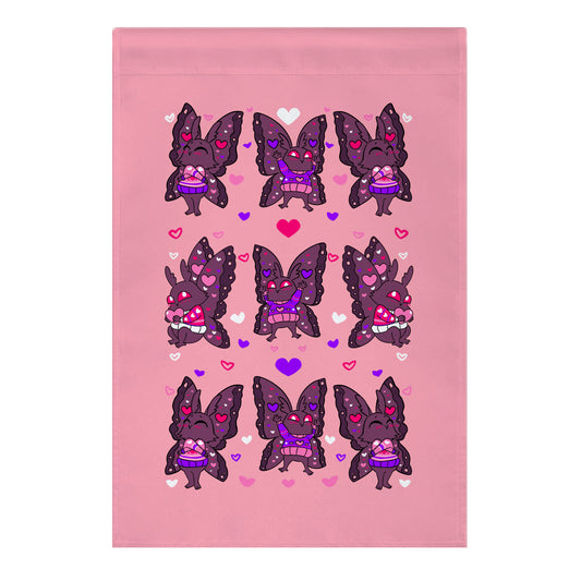 Mothman Love Tee Garden Flag