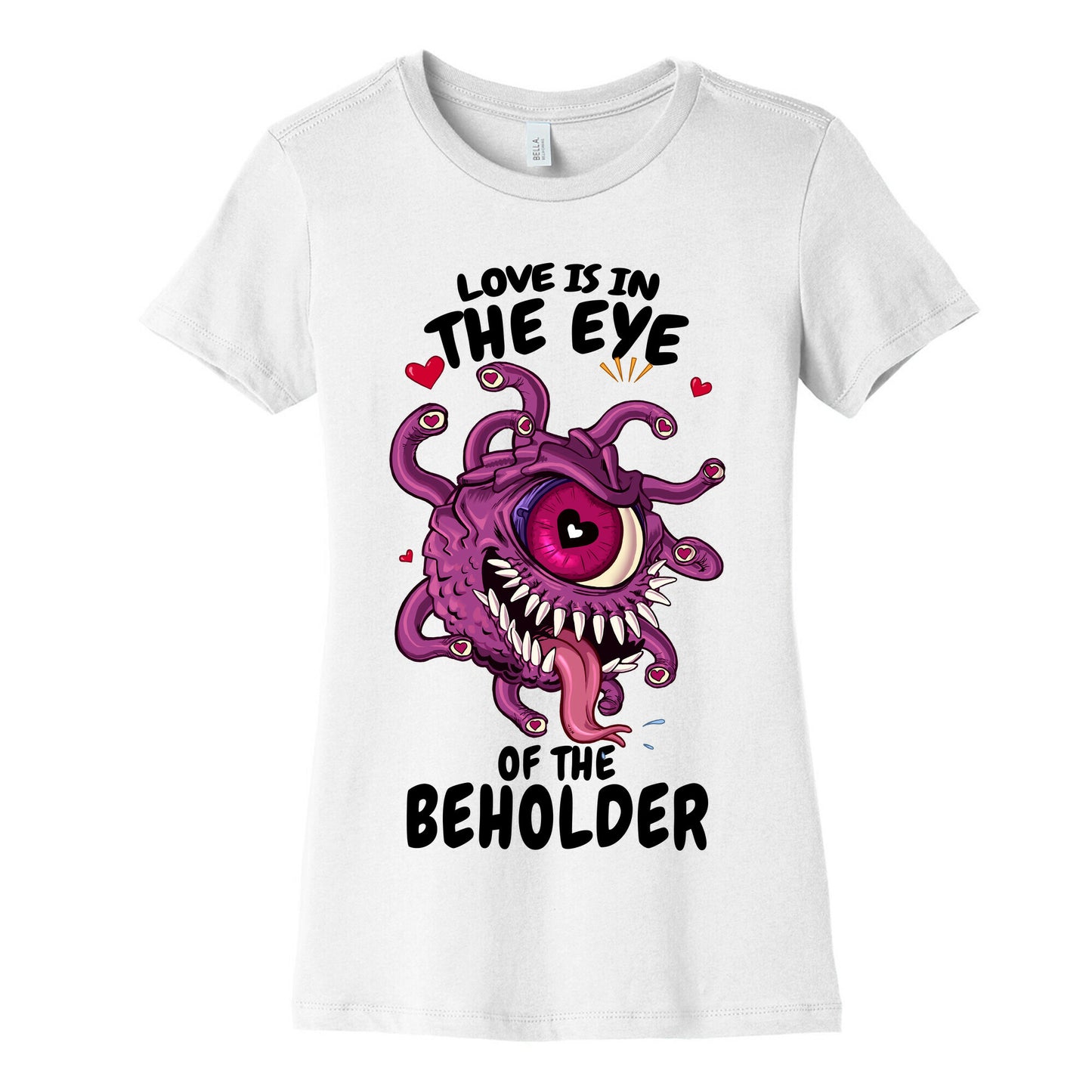 Love Is In The Eye of The Beholder Women's Cotton Tee