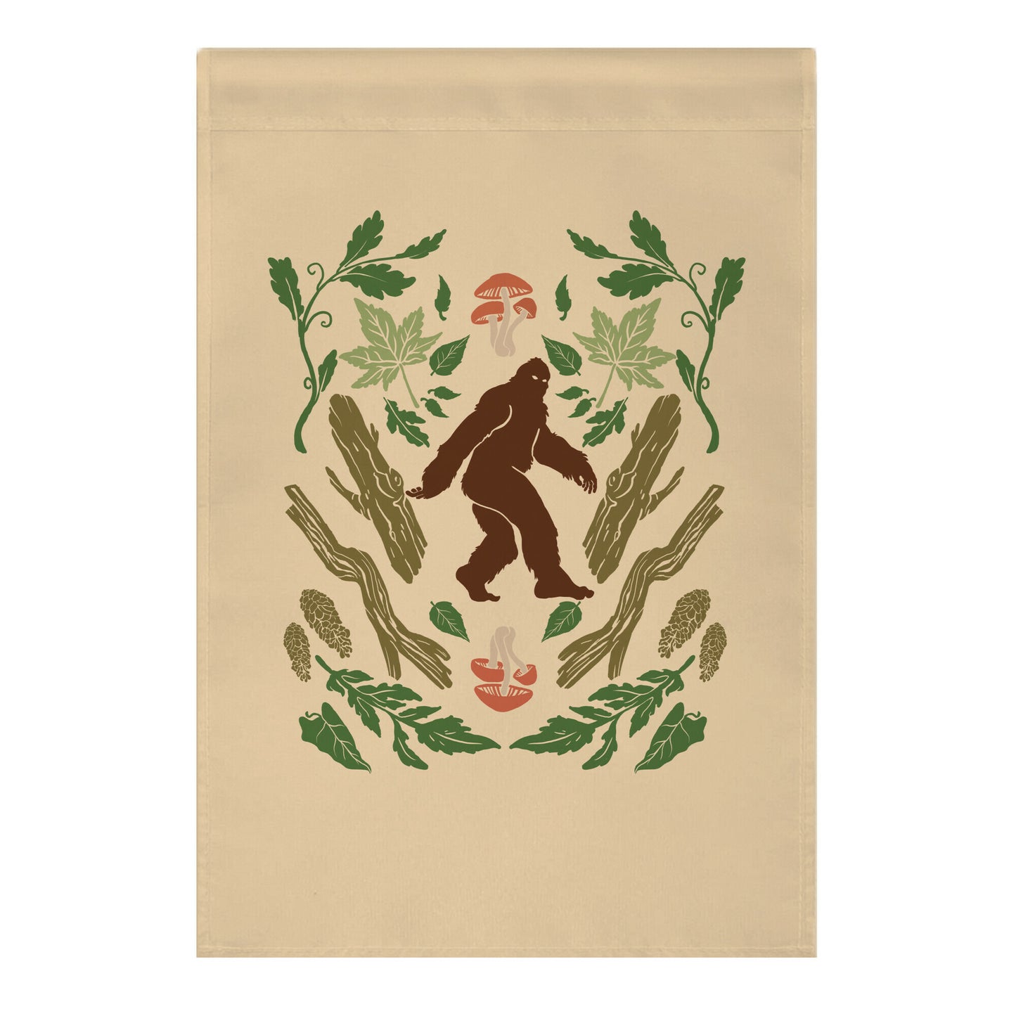 Sasquatch Sighting Garden Flag