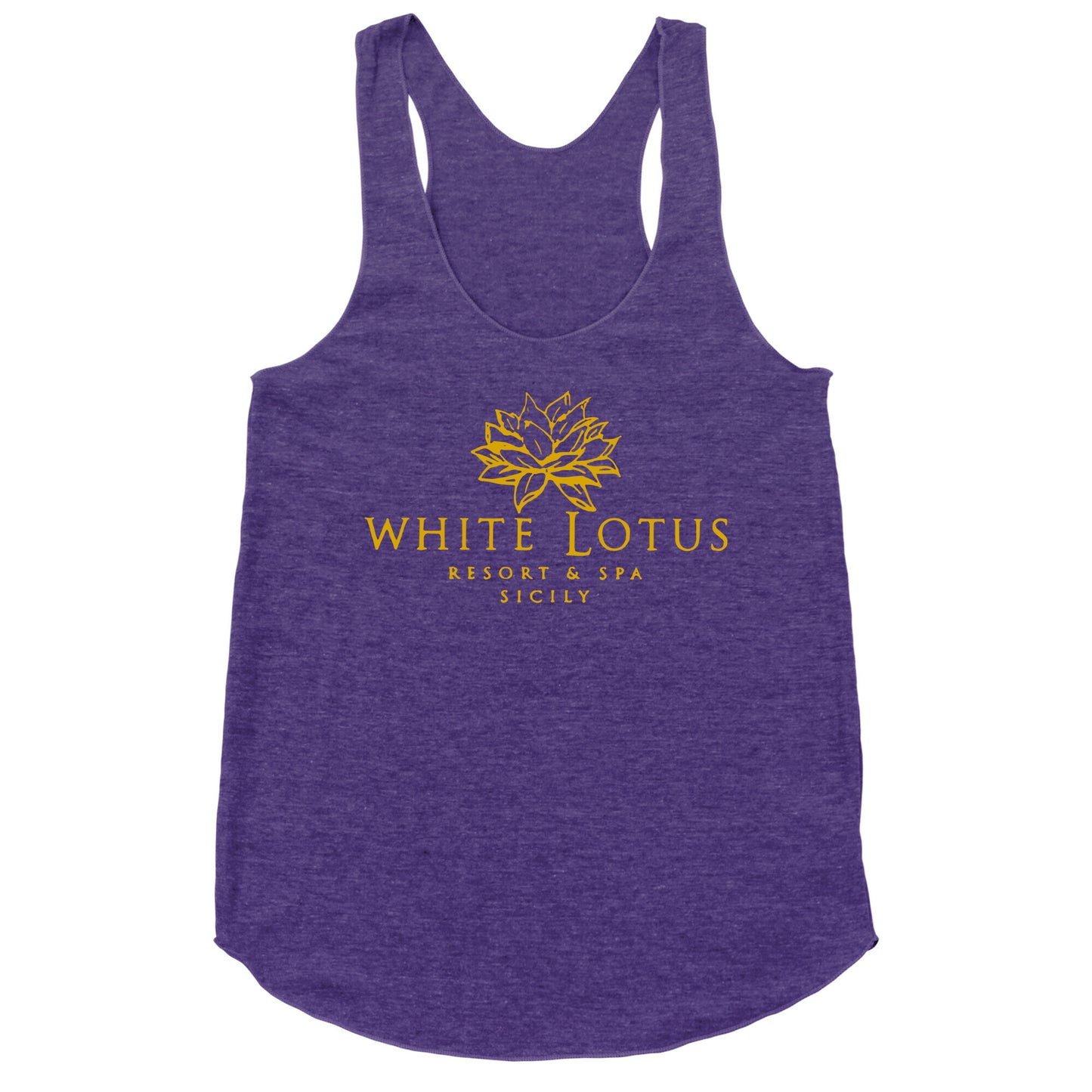 White Lotus Resort Racerback Tank