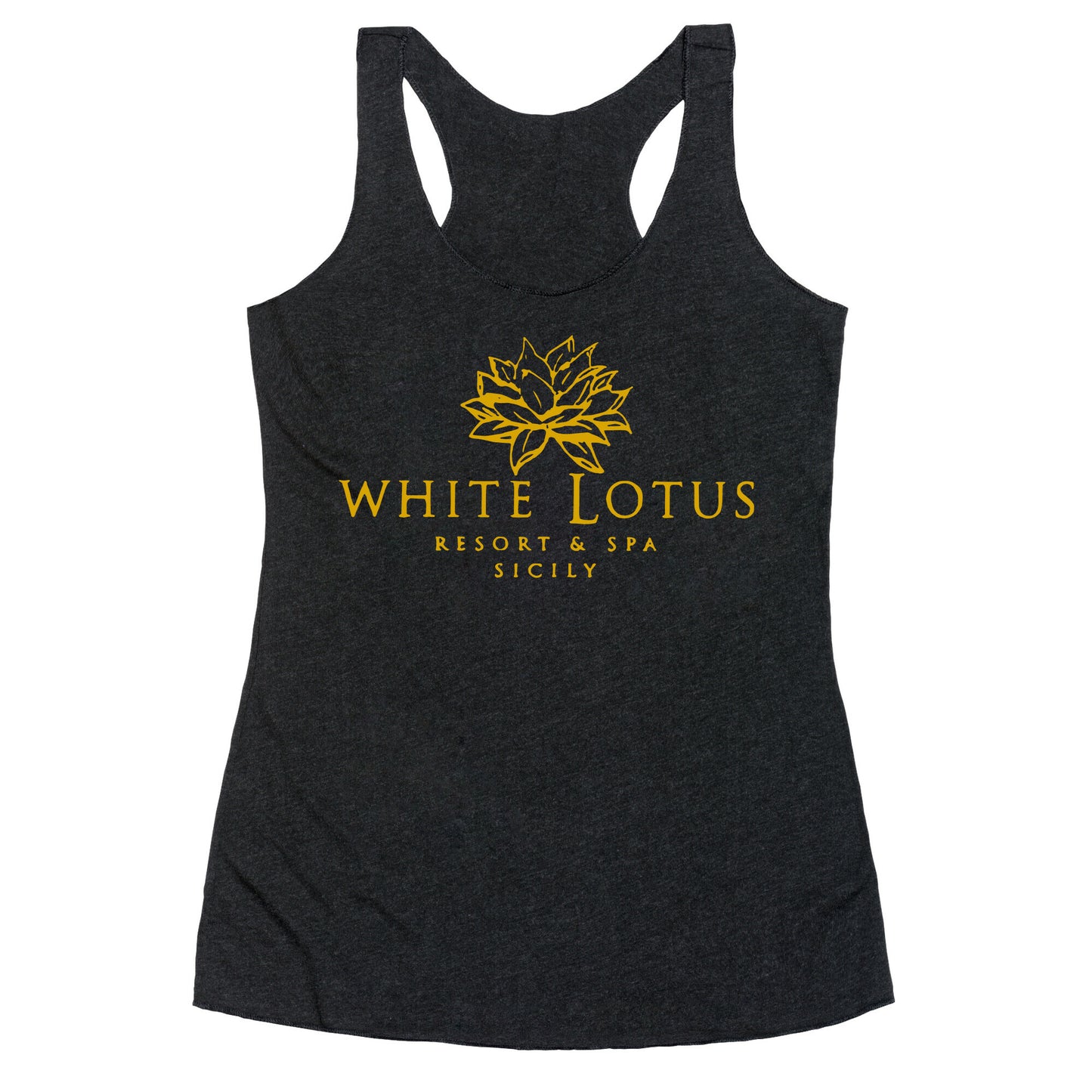 White Lotus Resort Racerback Tank