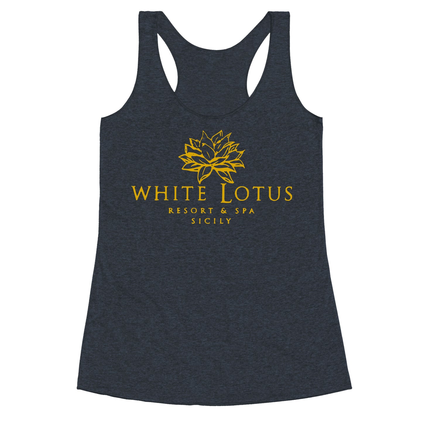 White Lotus Resort Racerback Tank