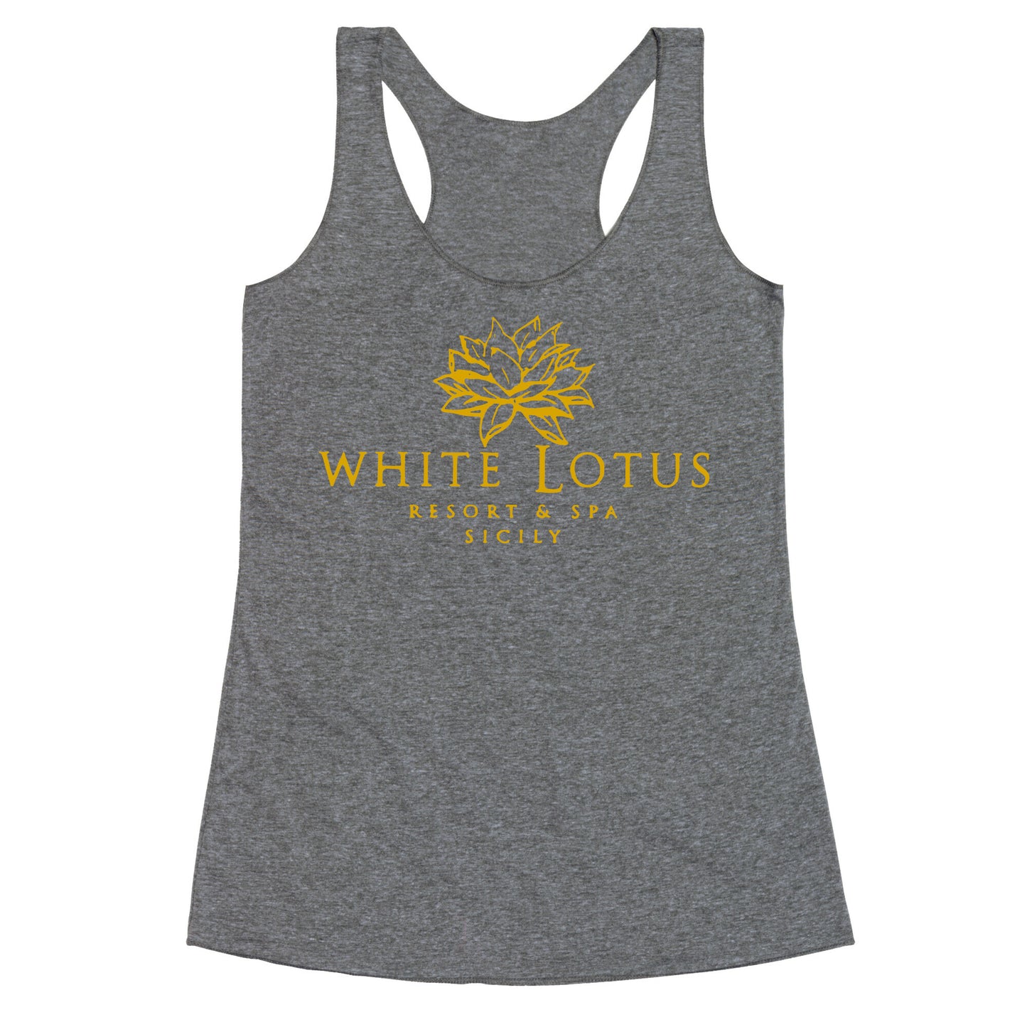 White Lotus Resort Racerback Tank