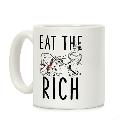 Eat The Rich Judith Beheading Holofernes Coffee Mug