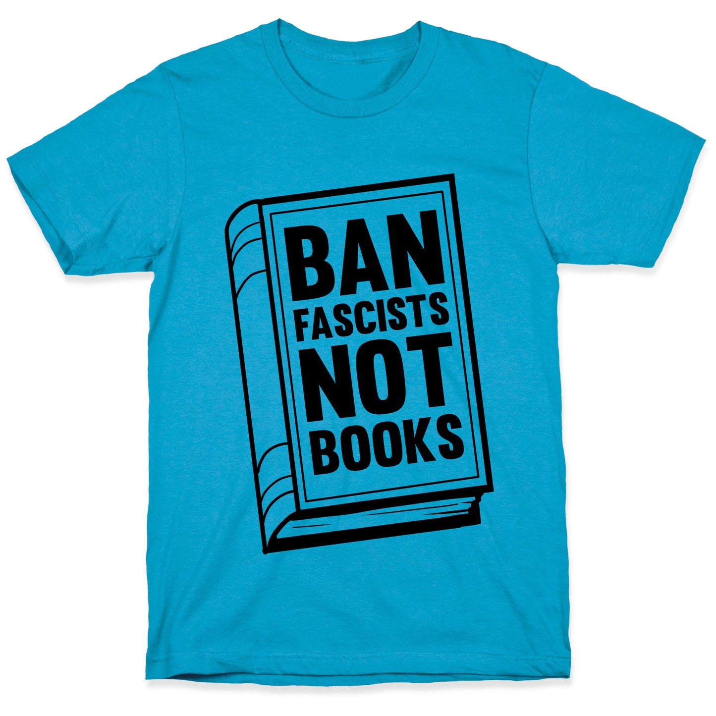 Ban Fascists Not Books Unisex Triblend Tee