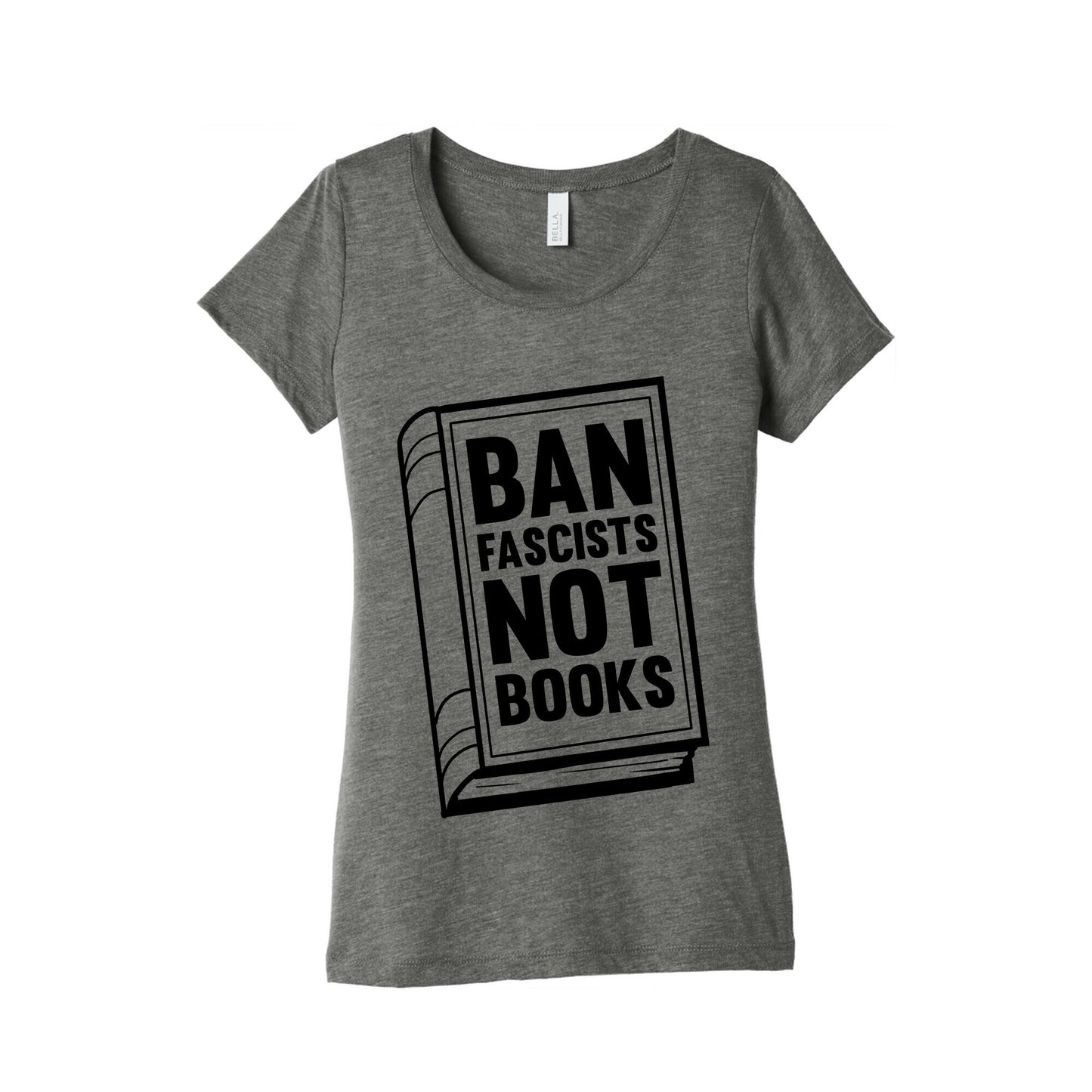 Ban Fascists Not Books Women's Triblend Tee