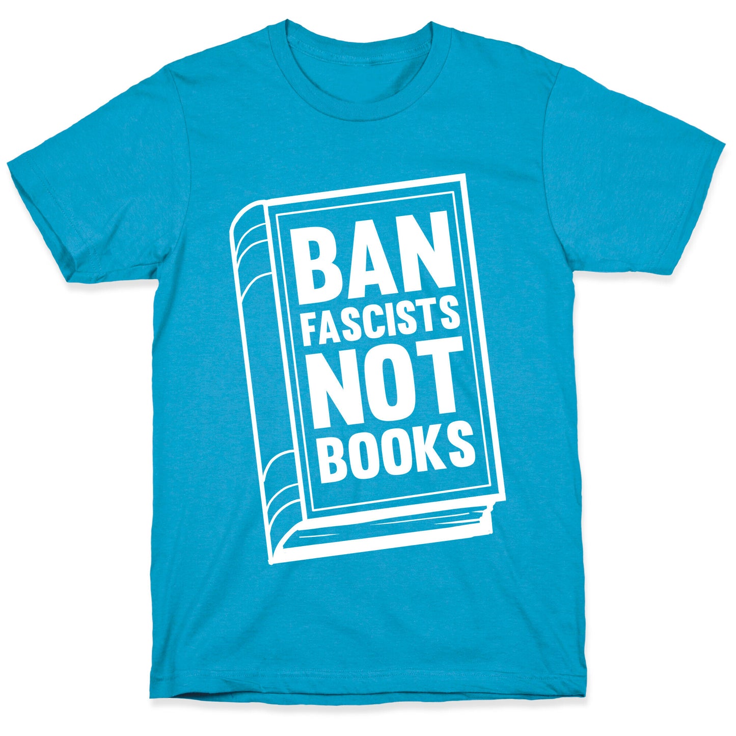Ban Fascists Not Books Unisex Triblend Tee