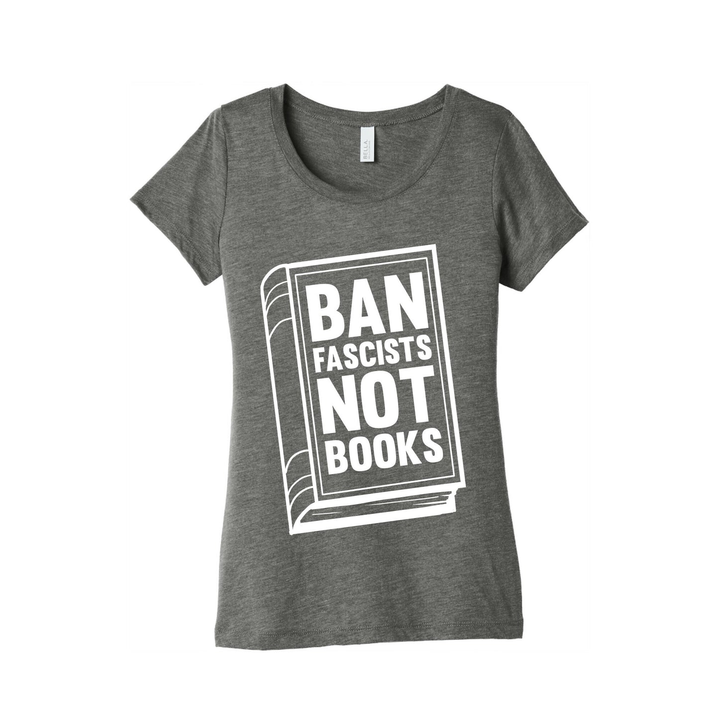 Ban Fascists Not Books Women's Triblend Tee