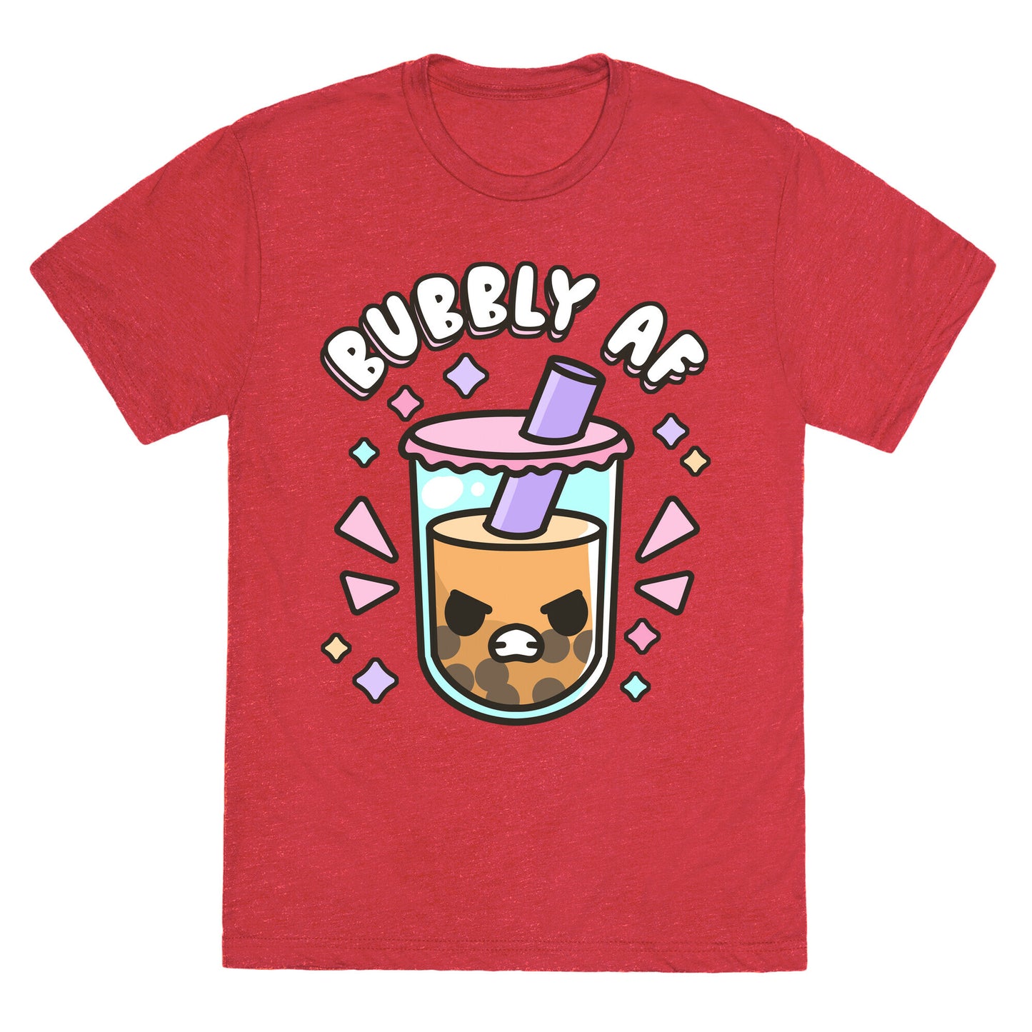 Bubbly Af Boba Unisex Triblend Tee