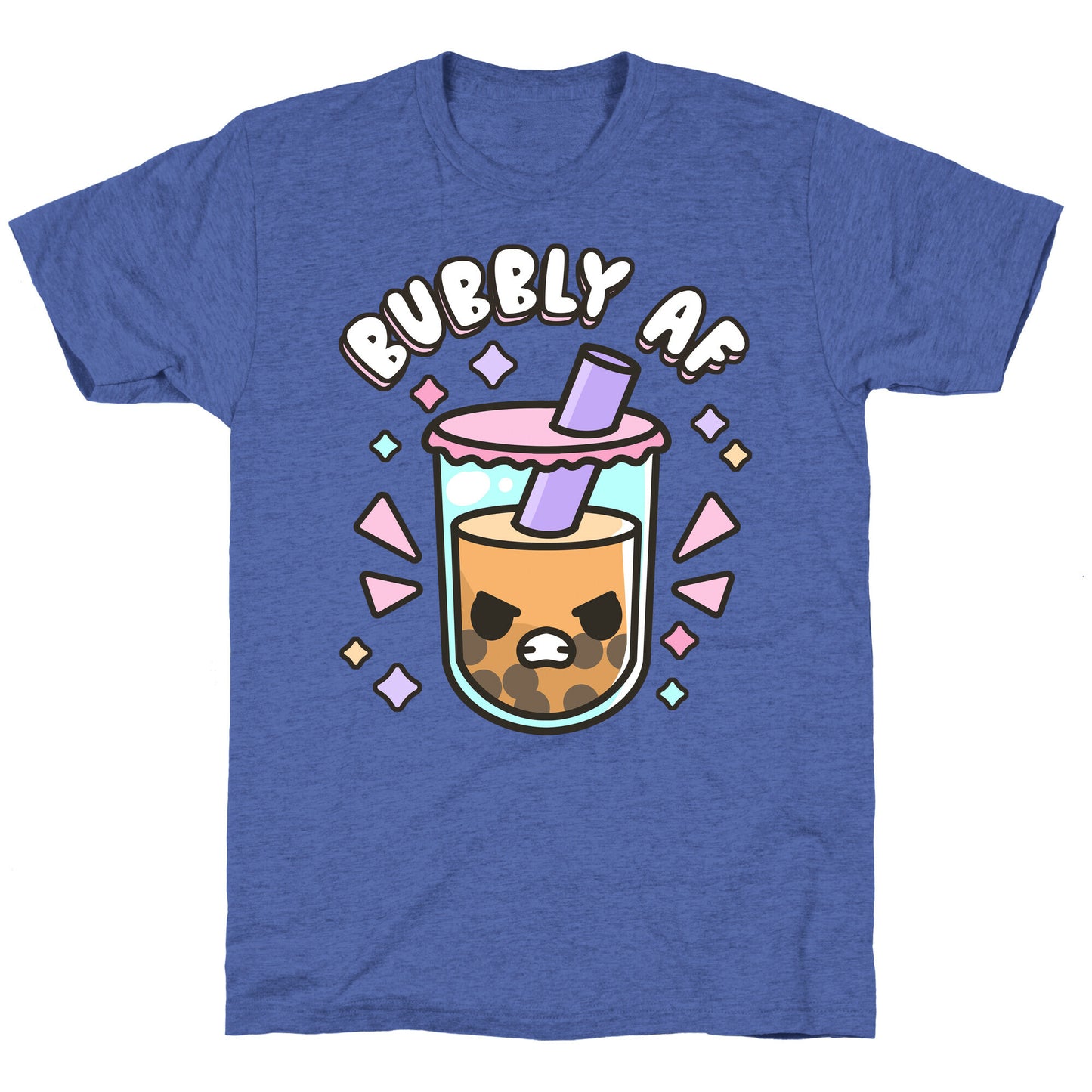 Bubbly Af Boba Unisex Triblend Tee