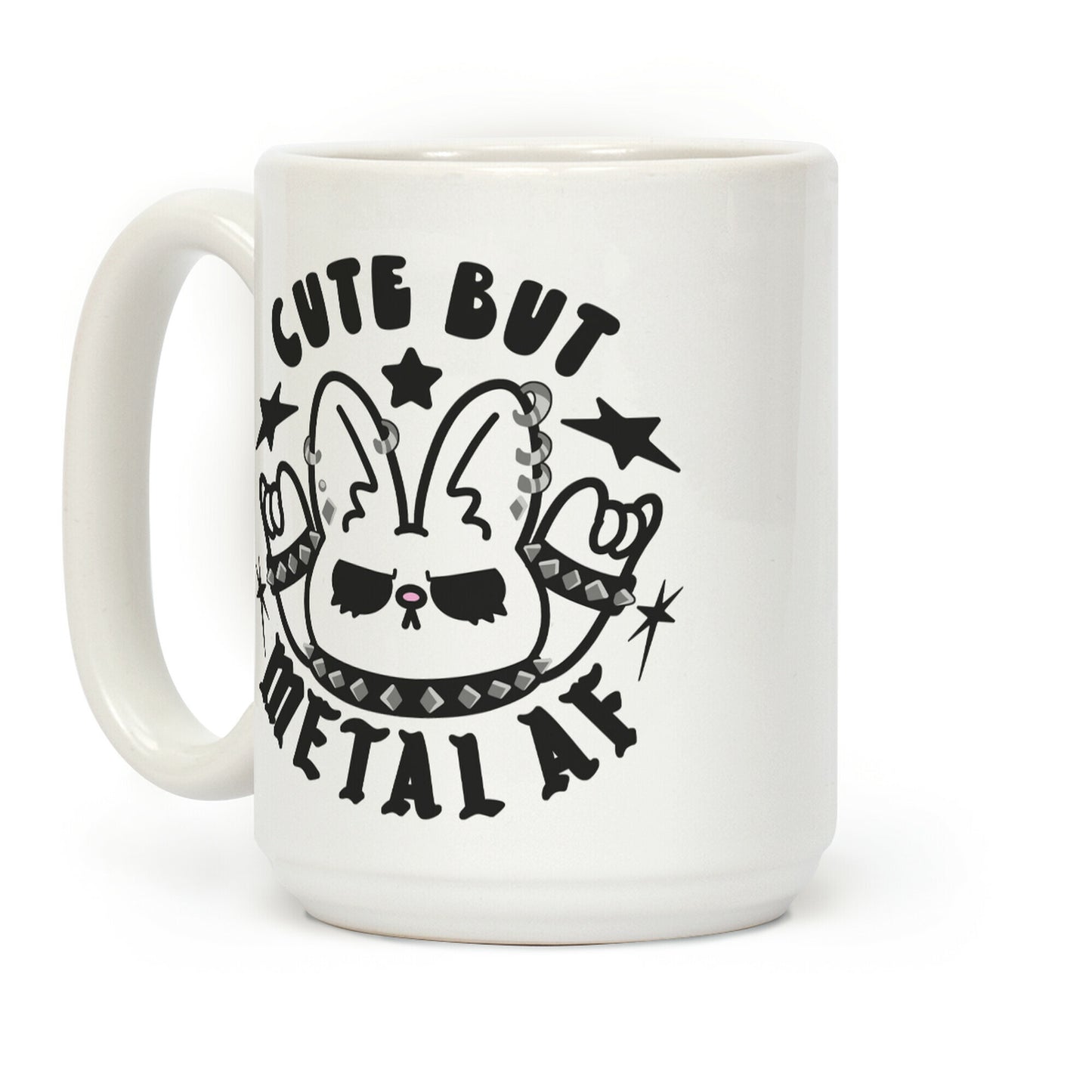 Cute But Metal AF Bunny Coffee Mug
