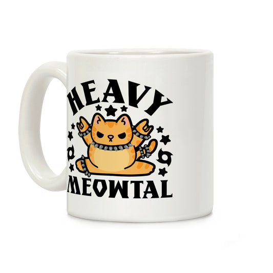 Heavy Meowtal Coffee Mug