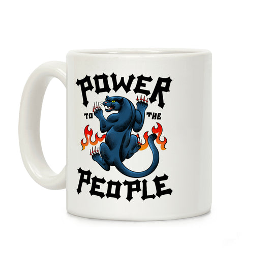 Power to the People Panther Coffee Mug