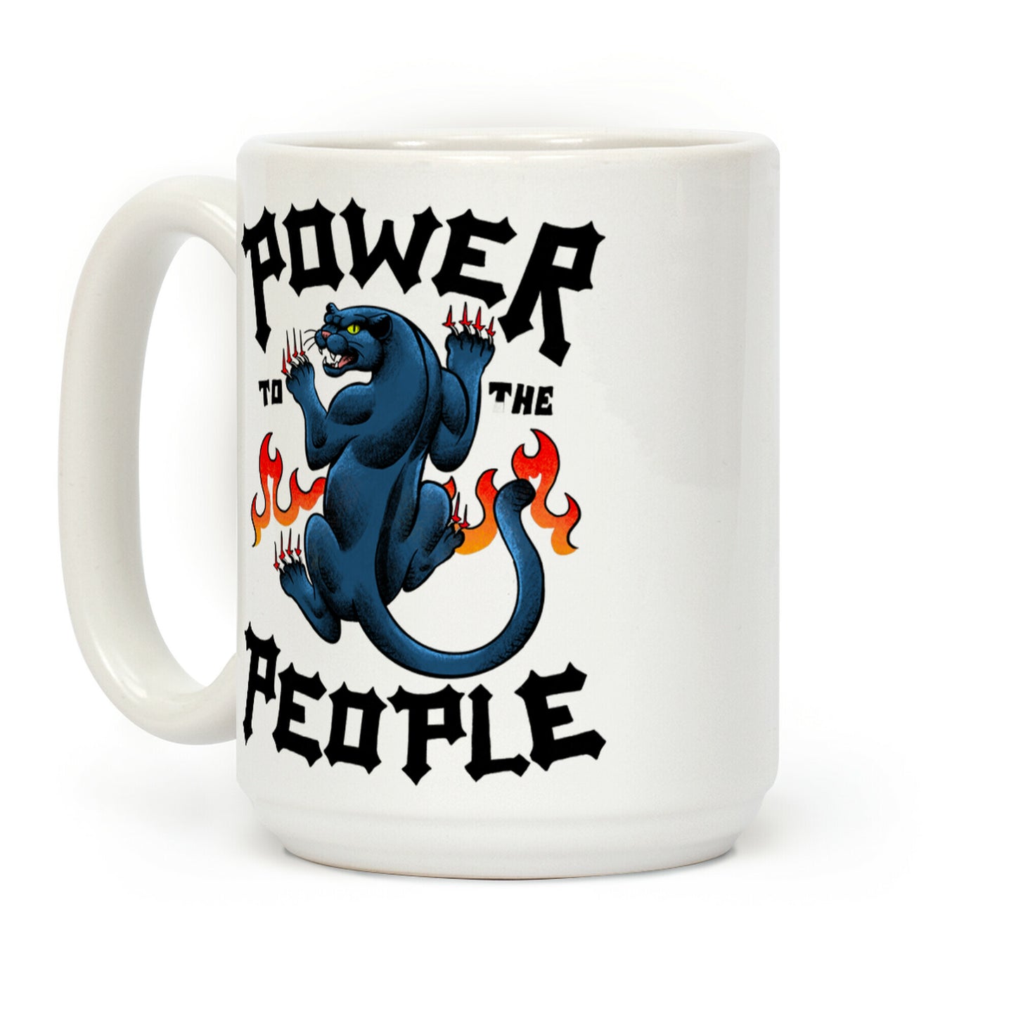 Power to the People Panther Coffee Mug