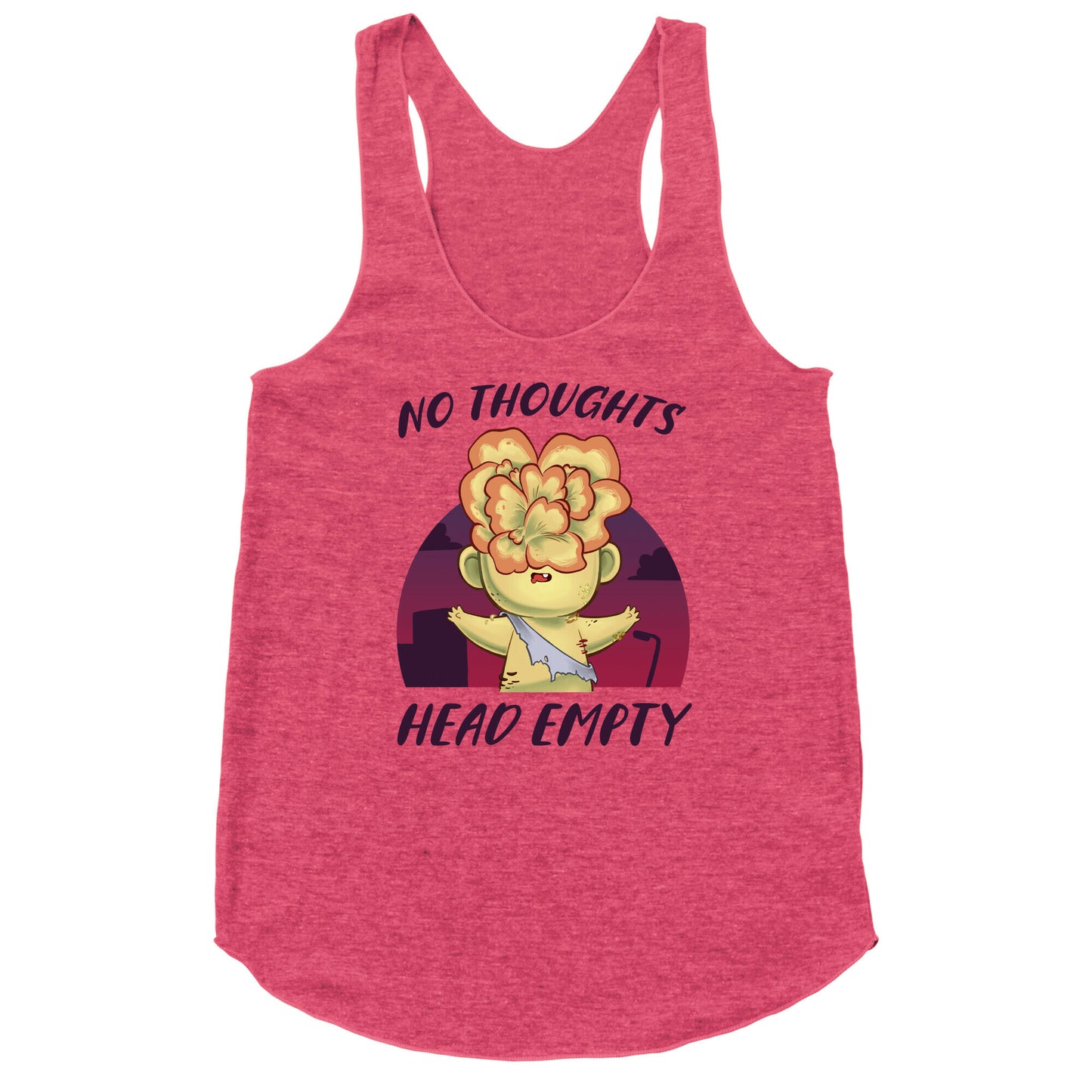 No Thoughts, Head Empty Racerback Tank