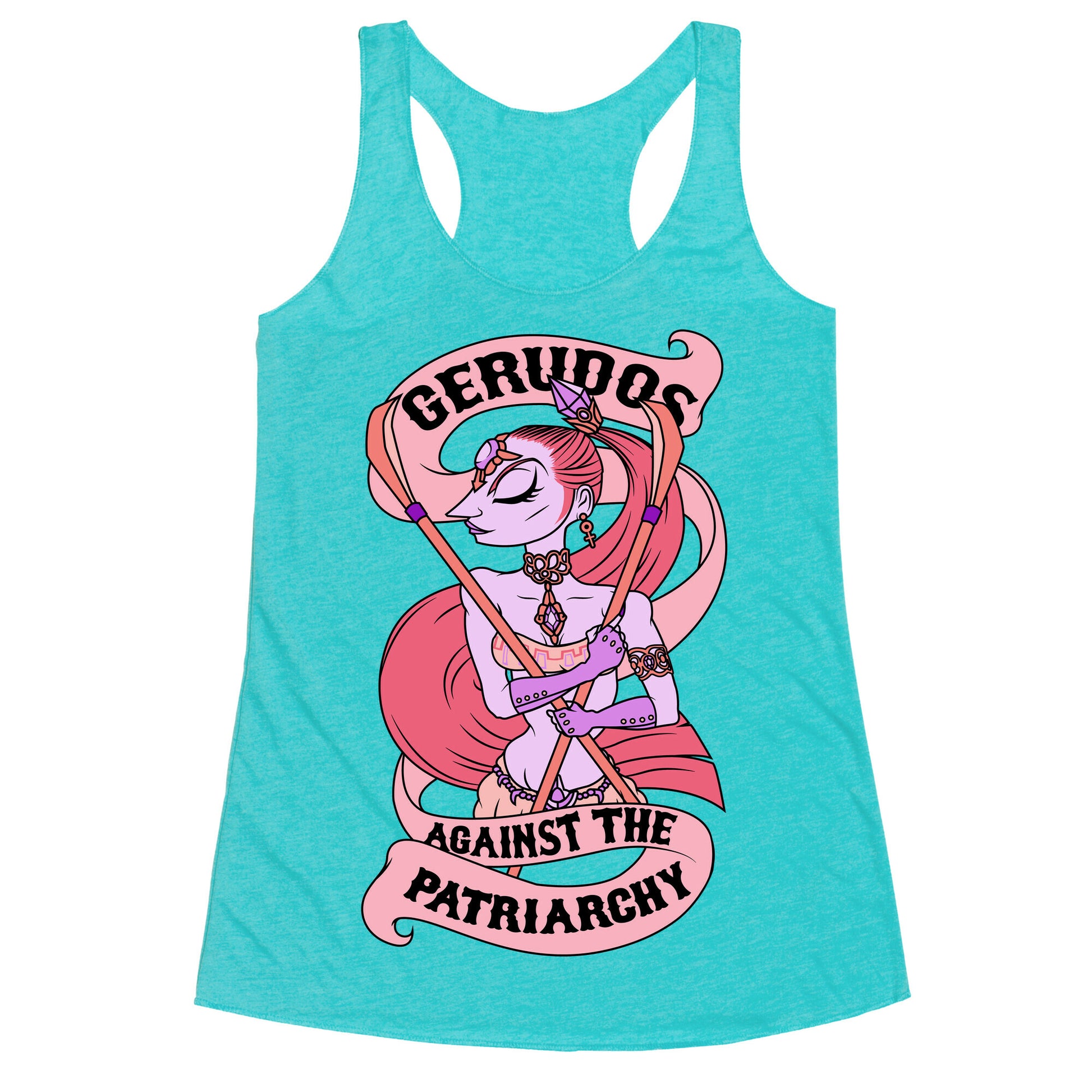 Gerudos Against The Patriarchy Racerback Tank