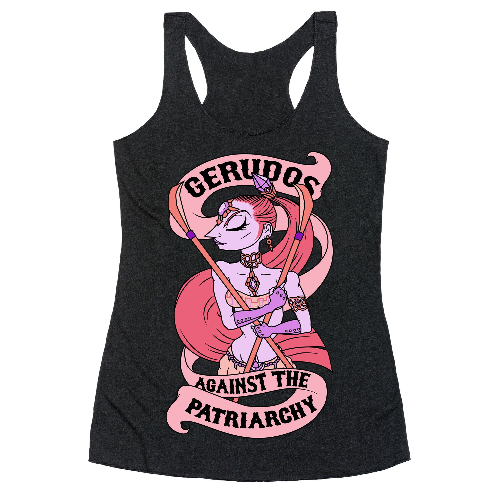 Gerudos Against The Patriarchy Racerback Tank