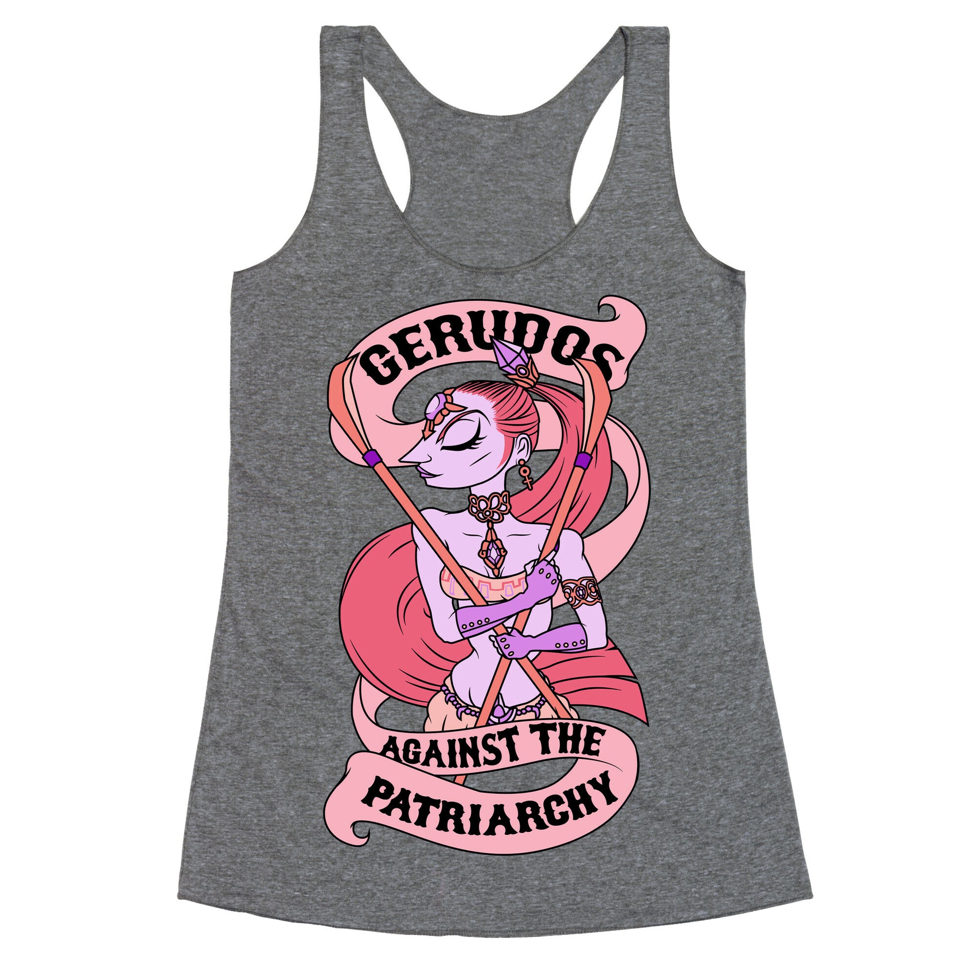 Gerudos Against The Patriarchy Racerback Tank