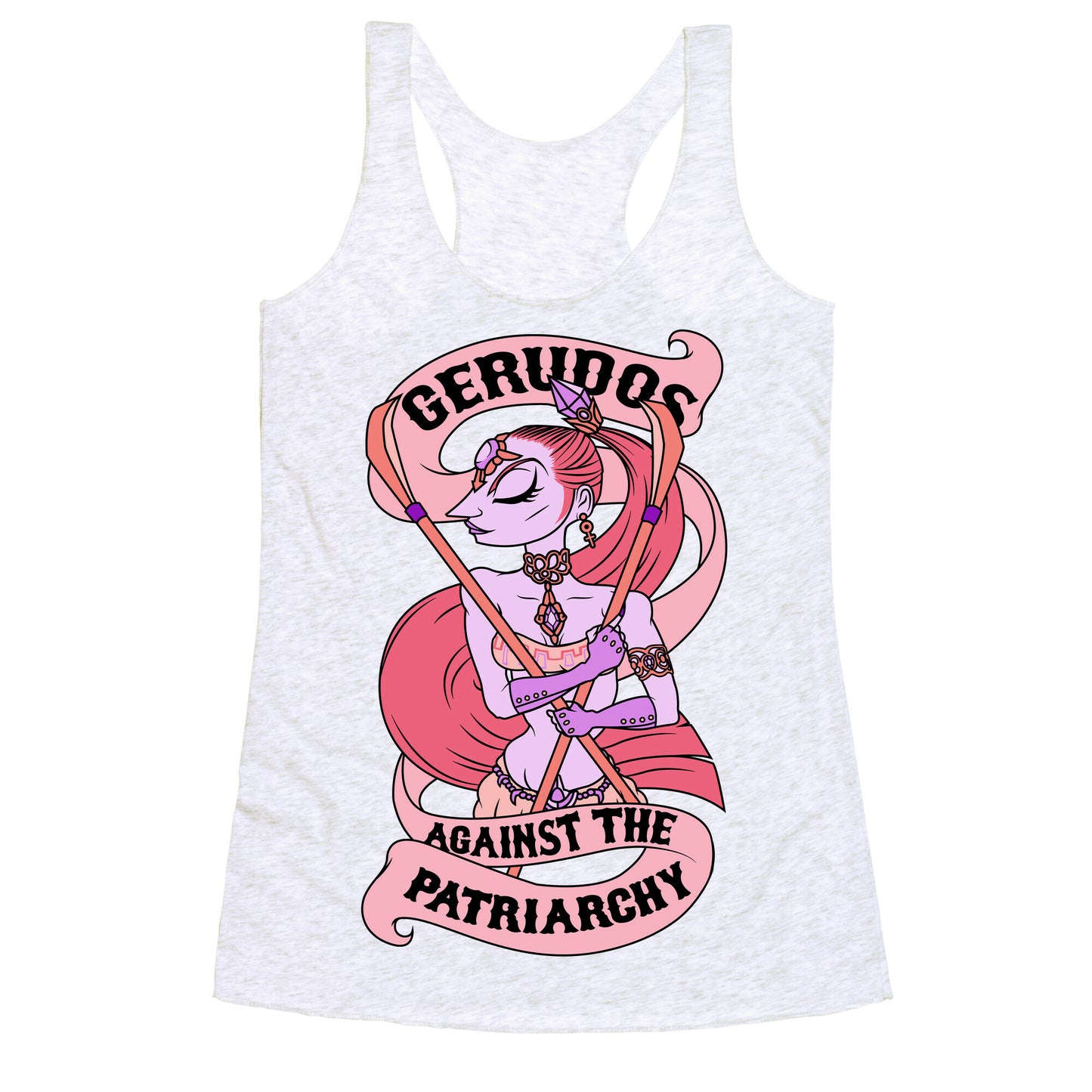 Gerudos Against The Patriarchy Racerback Tank