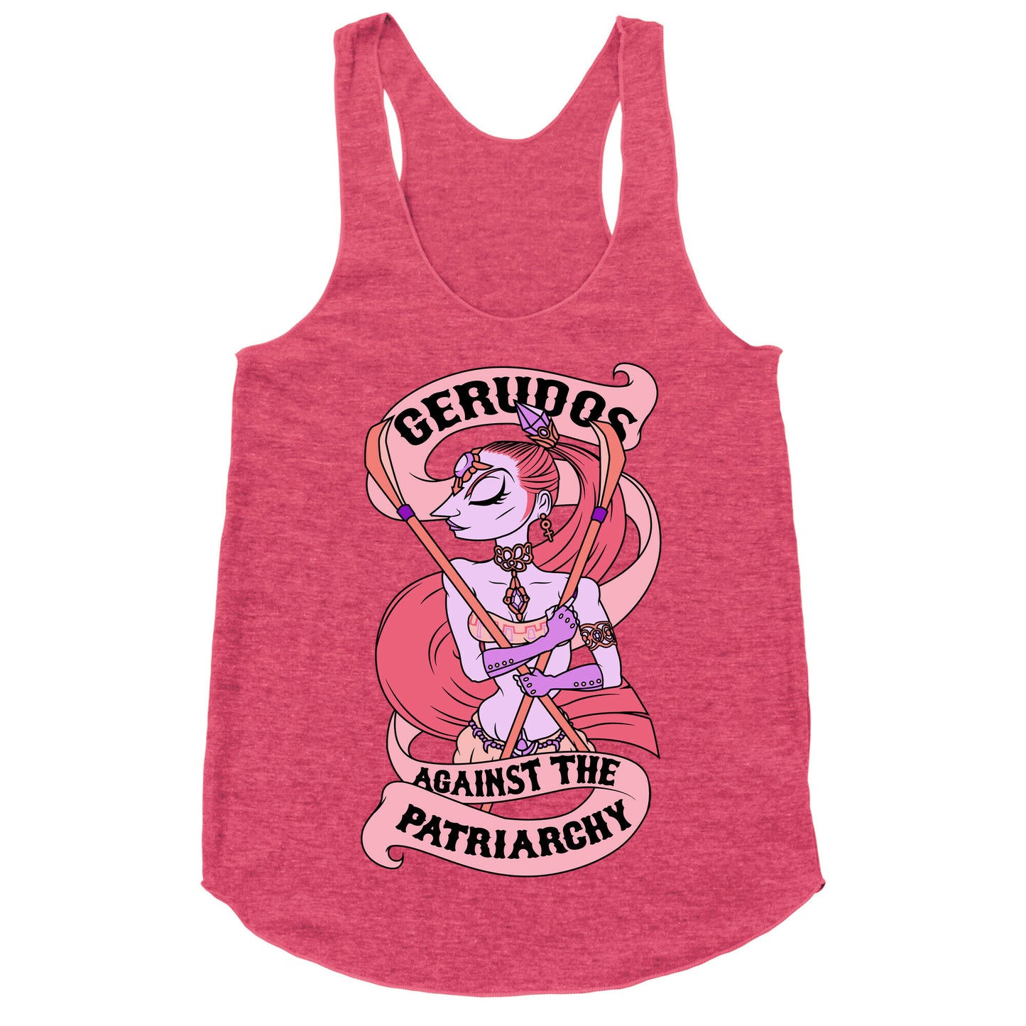 Gerudos Against The Patriarchy Racerback Tank